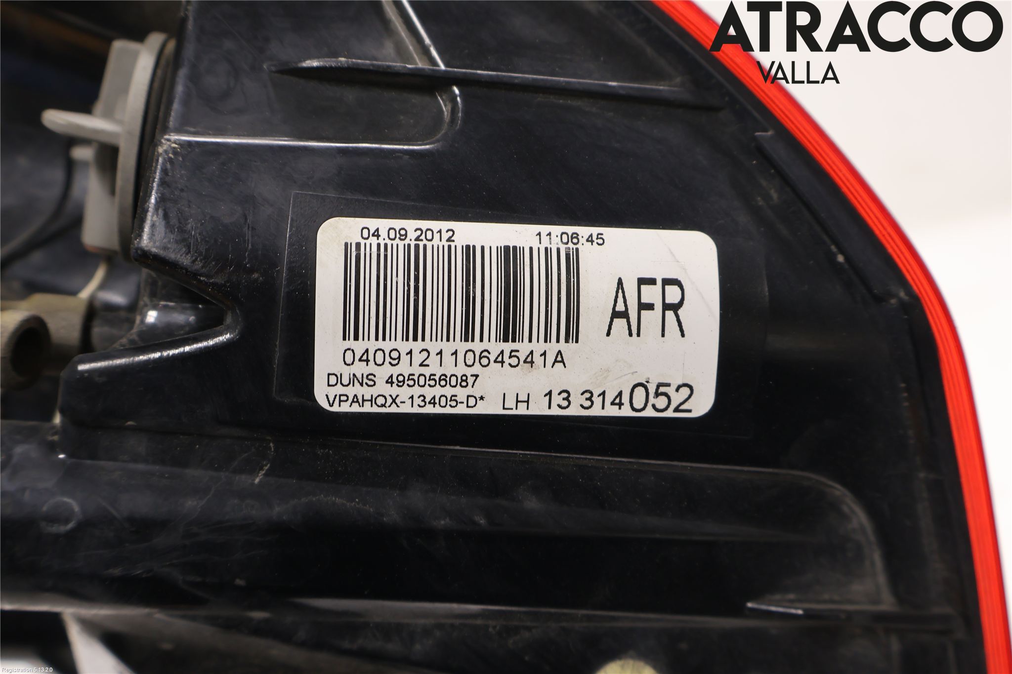 Opel ASTRA J 10-15 Bakljus Vänster