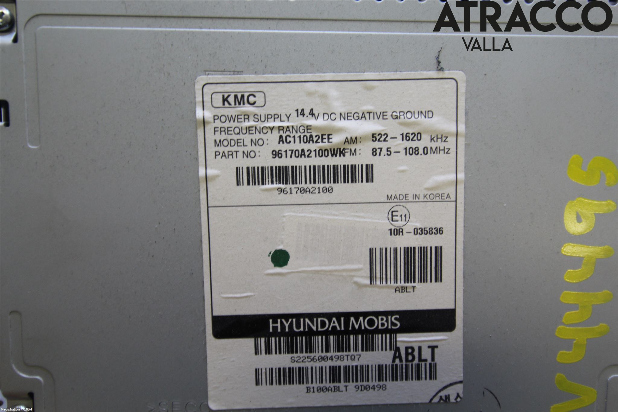 Kia CEED 12-18 Cd Radio - Multimediapanel