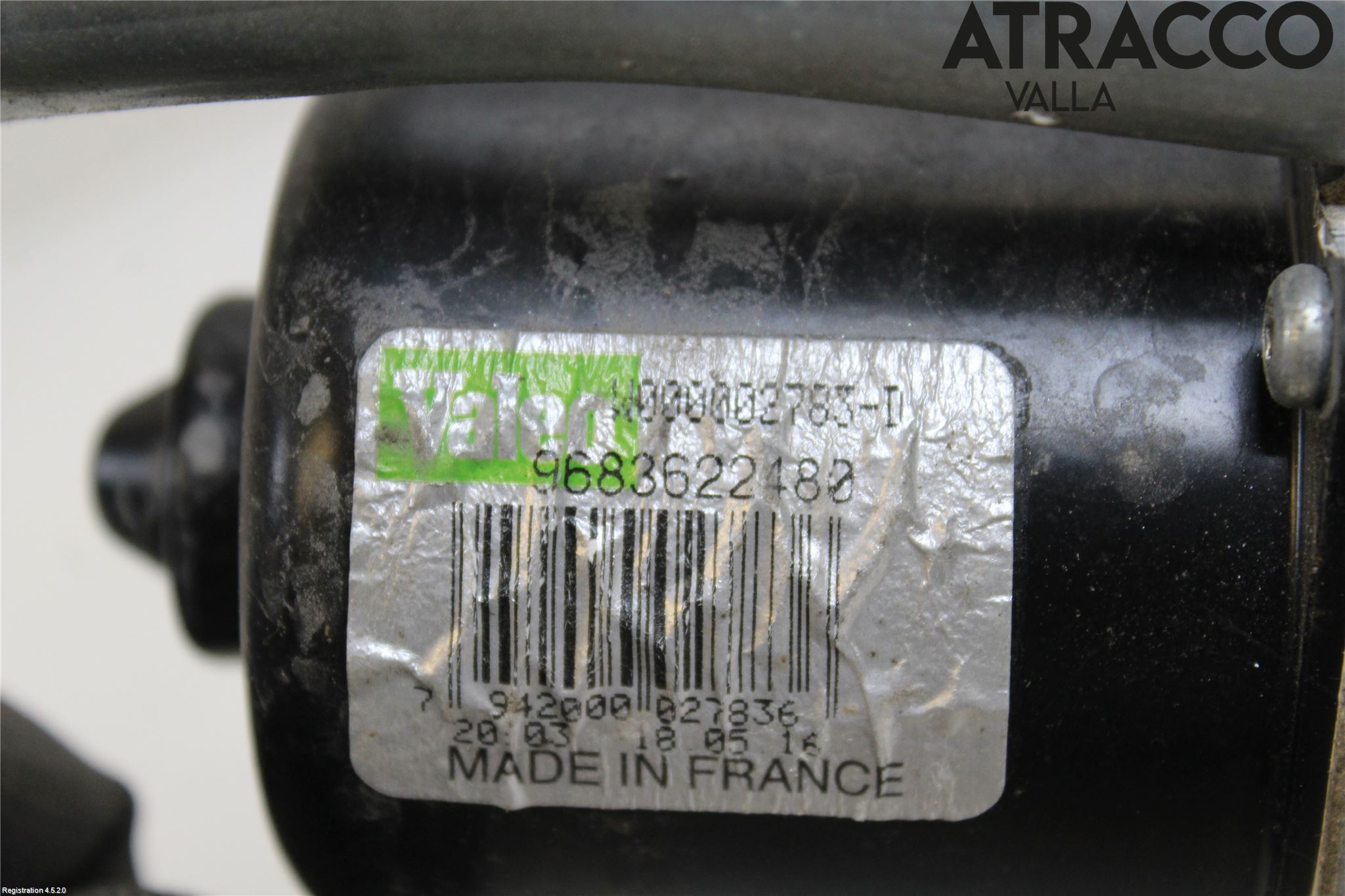 Citroen C3 10-17 Torkarmekanism Vindruta