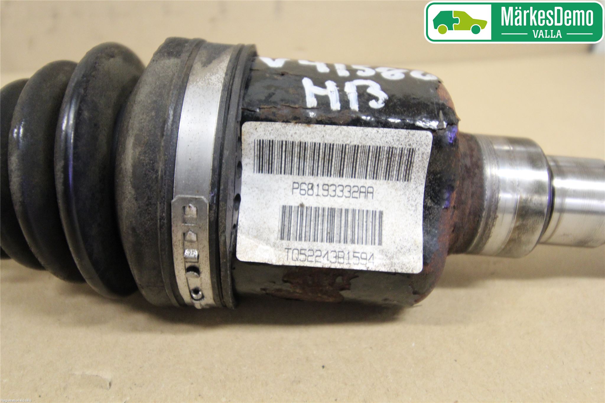 Fiat FREEMONT Drivaxel Bak Höger