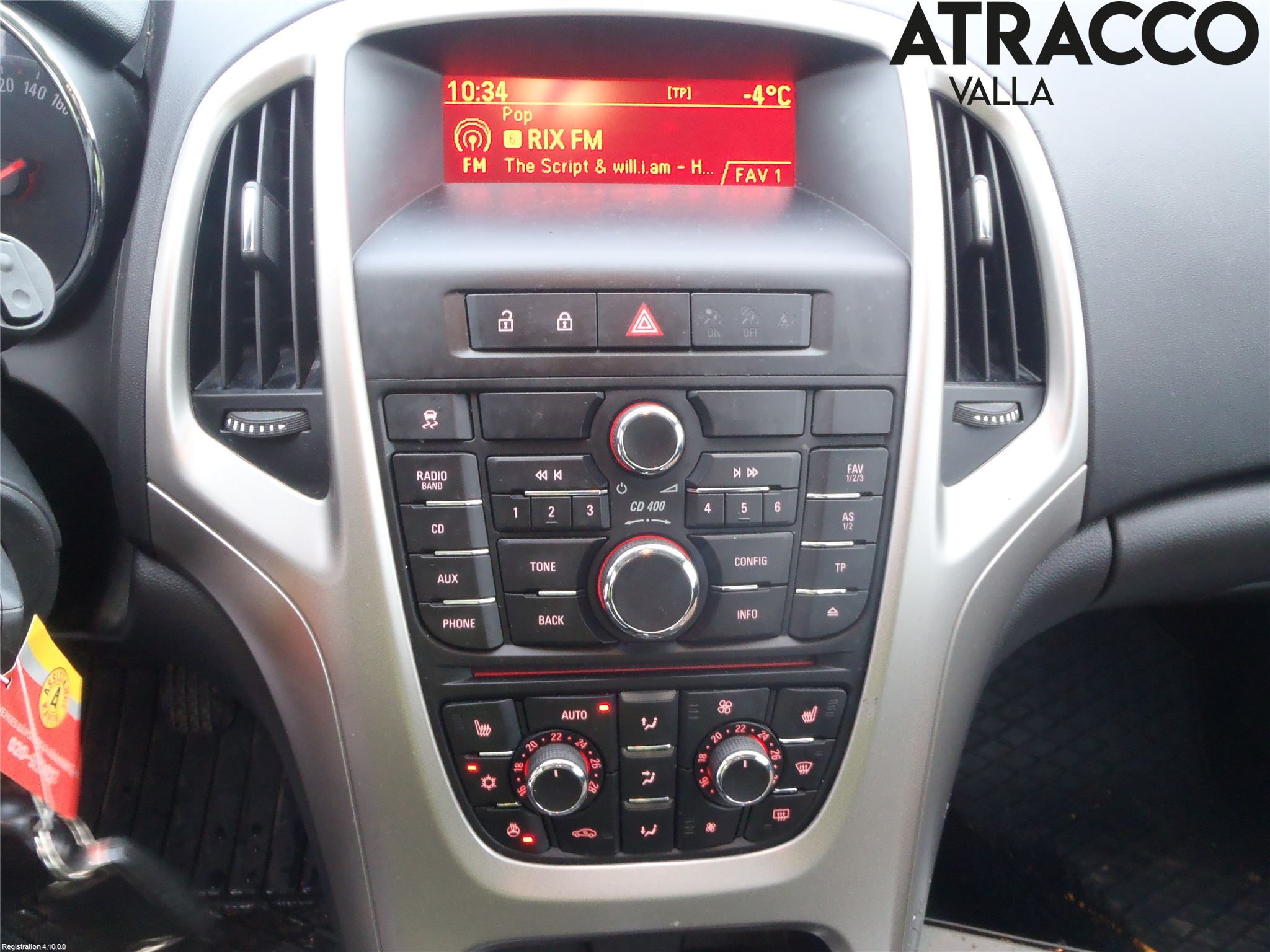 Opel ASTRA J 10-15 Ac Styrenhet Ac Manöveren