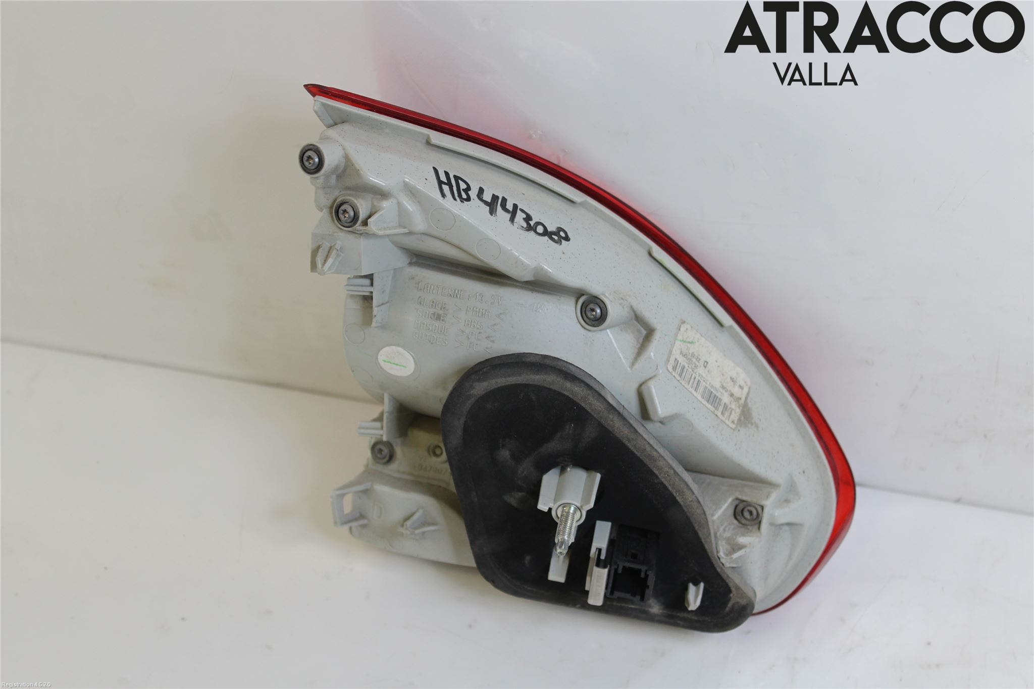 Peugeot 2008 13-20 Bakljus Lucka Hö