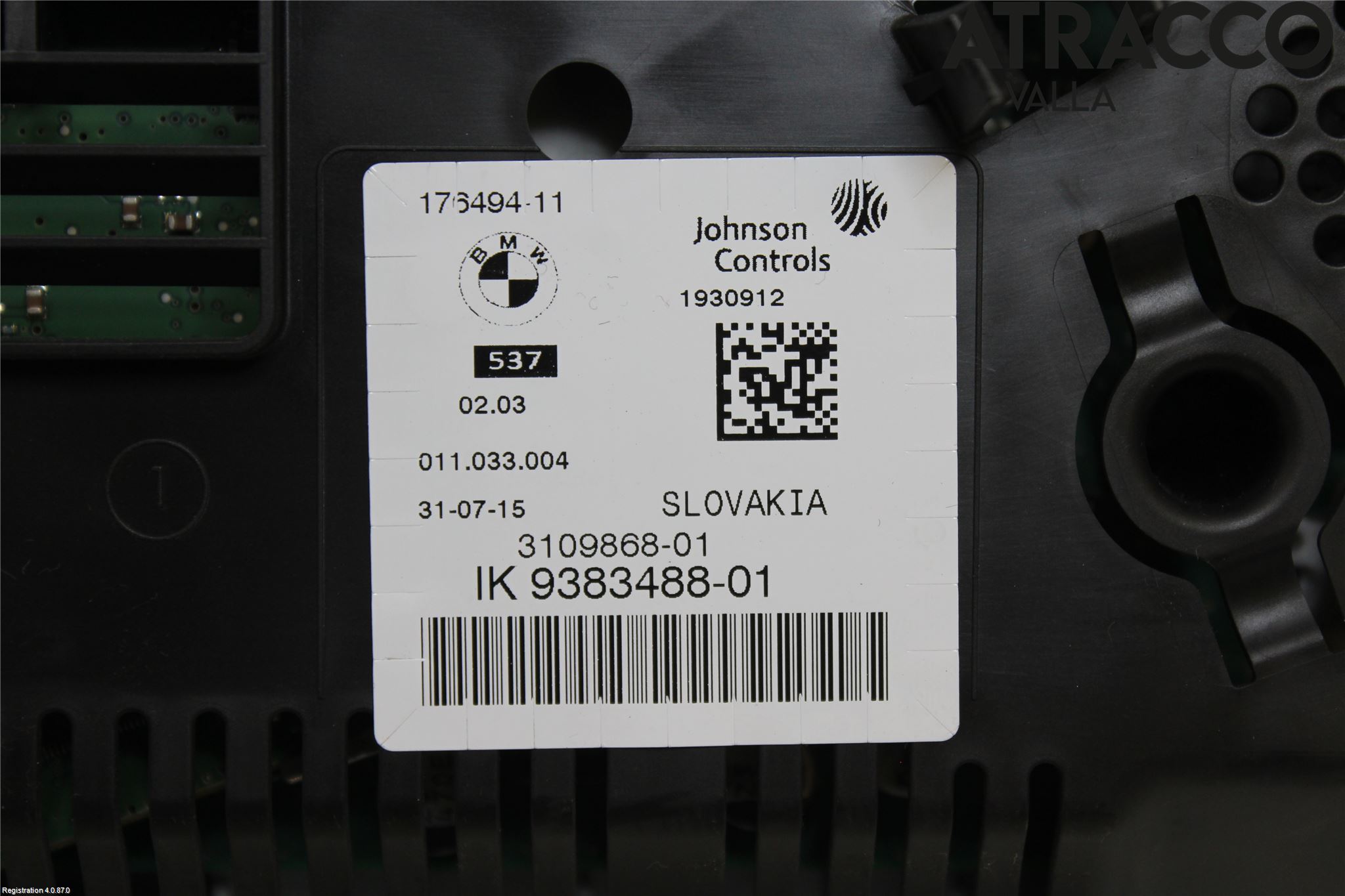 BMW 5 F10/F11/F18 09-17 Instrument Komb