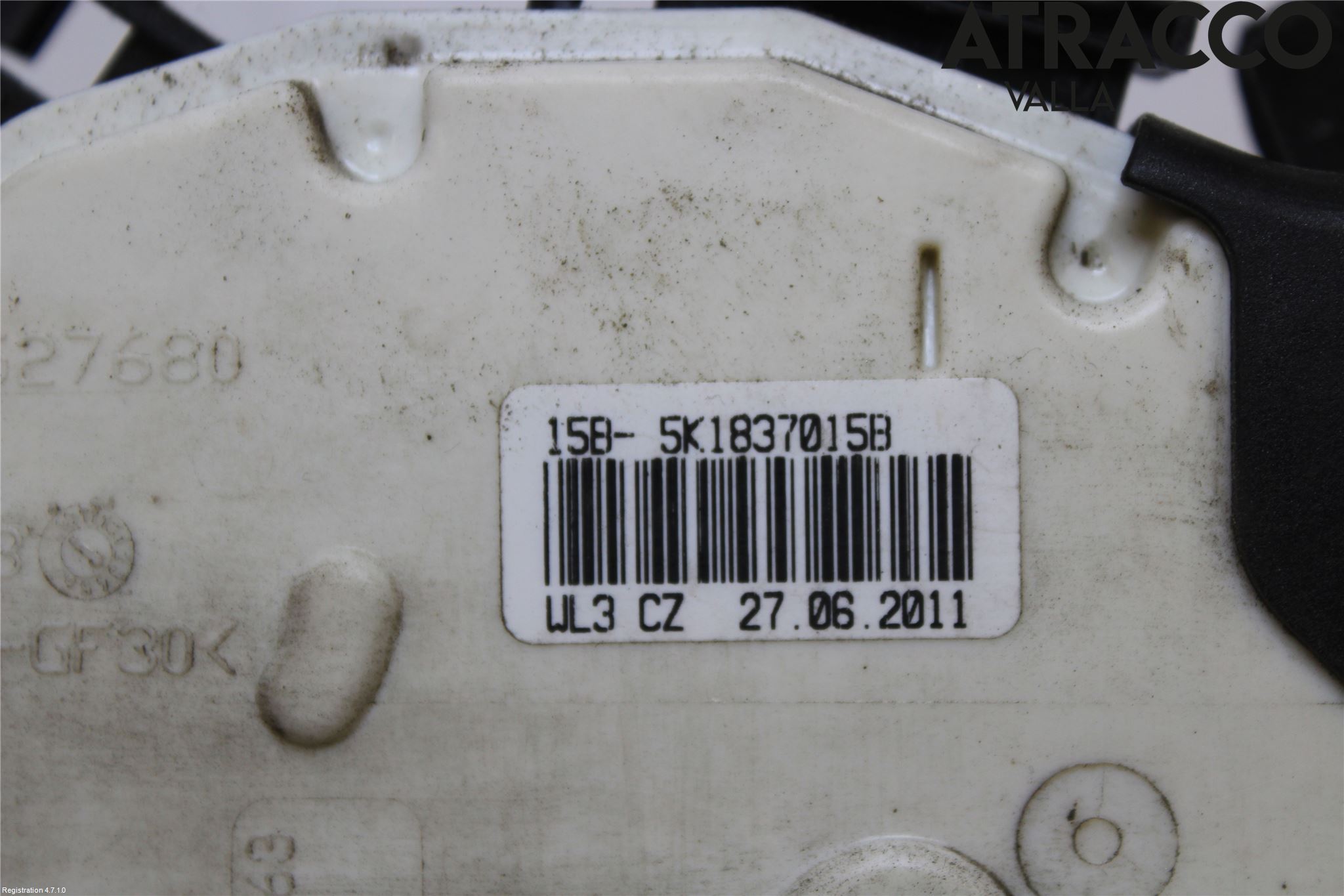 Volkswagen VW POLO 10-17 Låskista-Dörrlås
