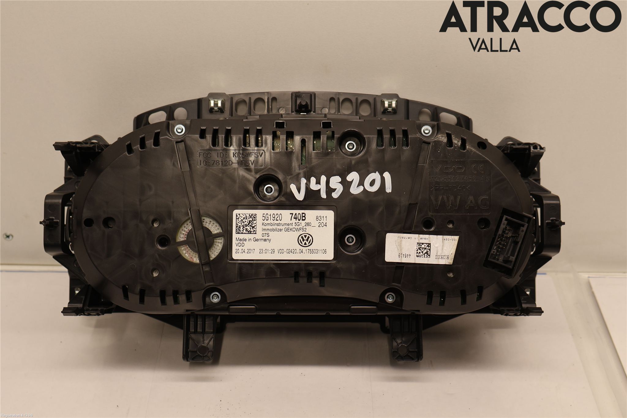 Volkswagen VW GOLF / E-GOLF VII 13-20 Instrument Komb