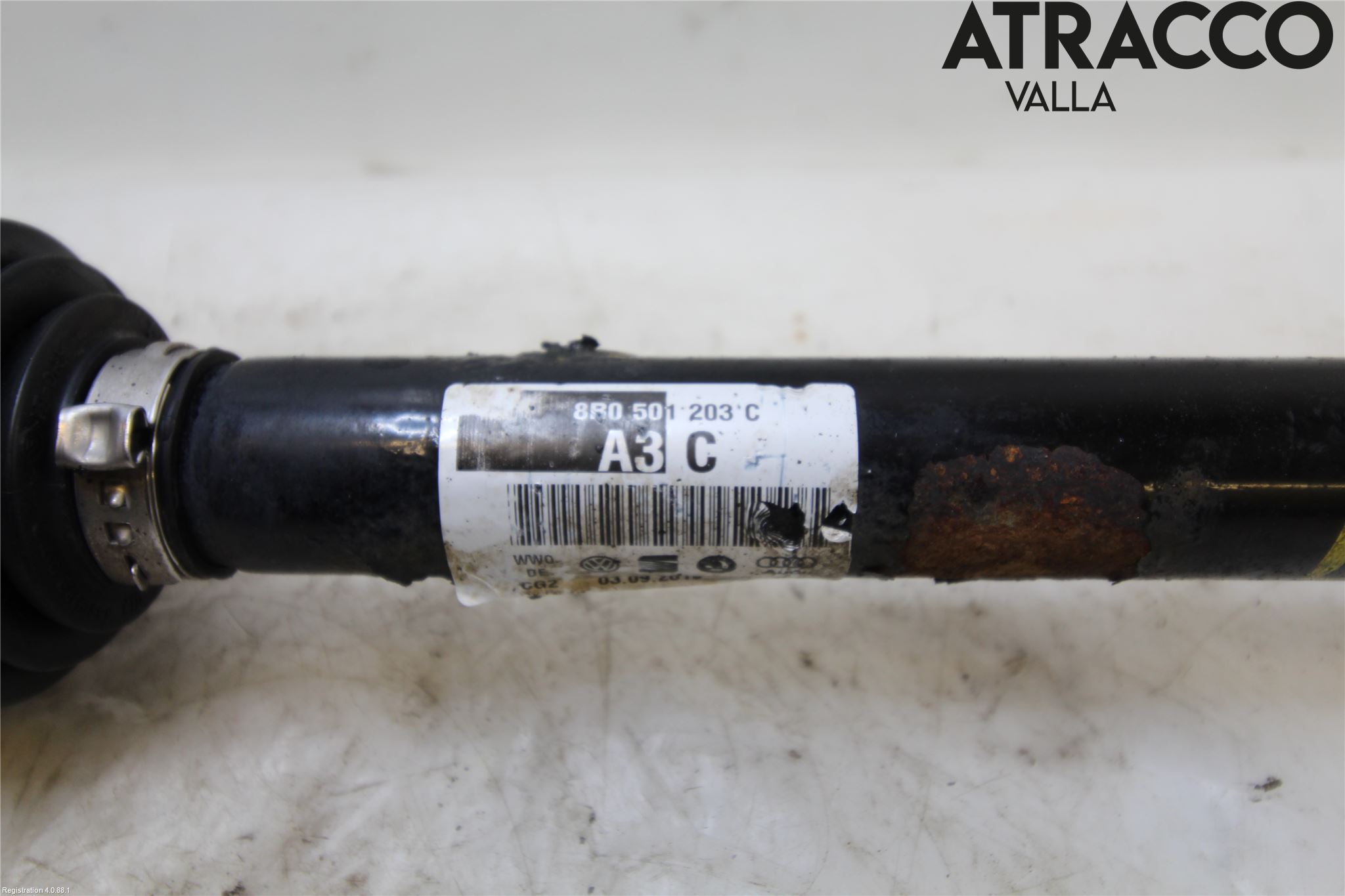 Audi A8/S8 4H 10-17 Drivaxel Bak Höger