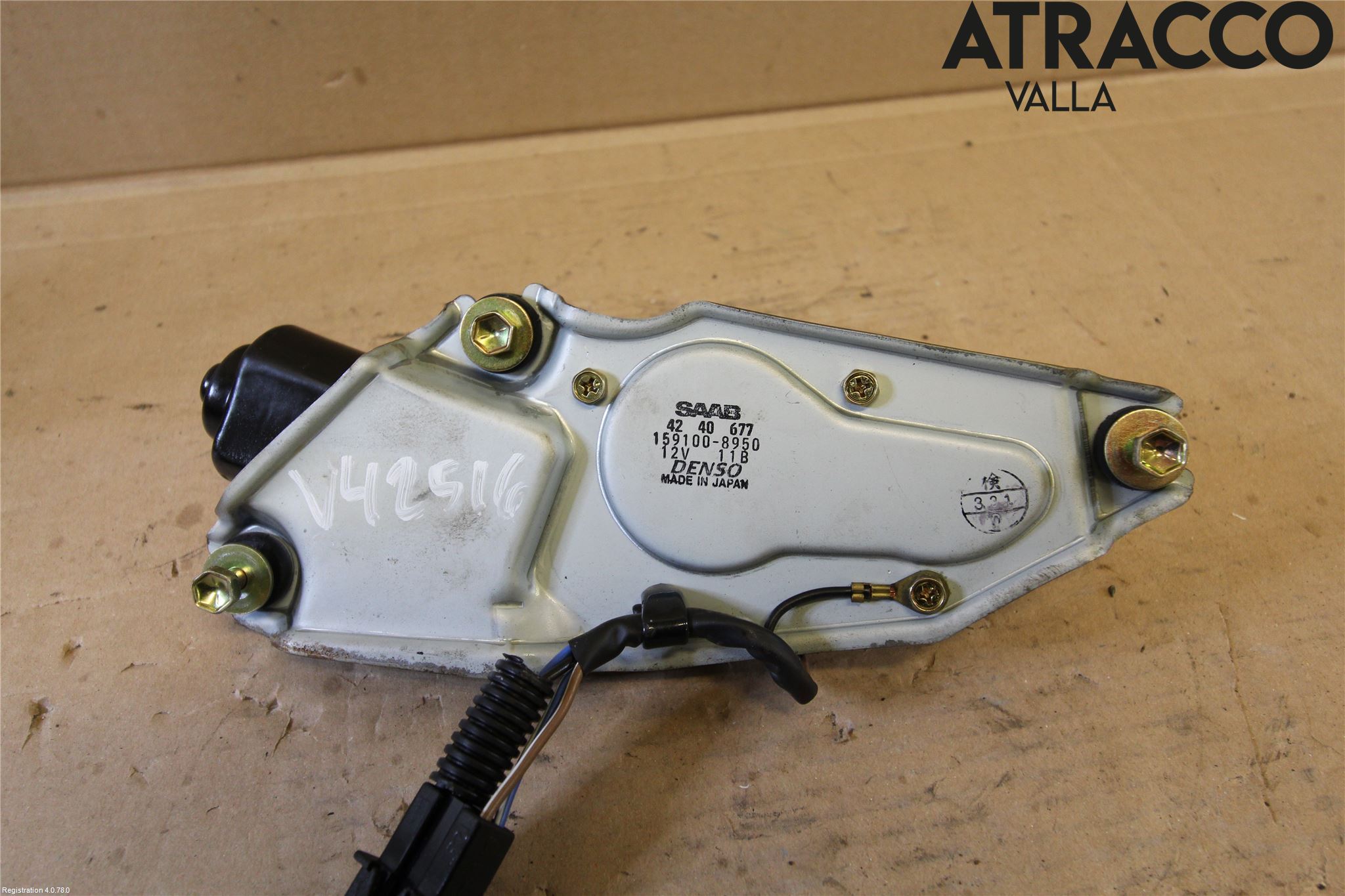 Saab 9-3 VER 1 98-03 Torkarmotor Baklucka
