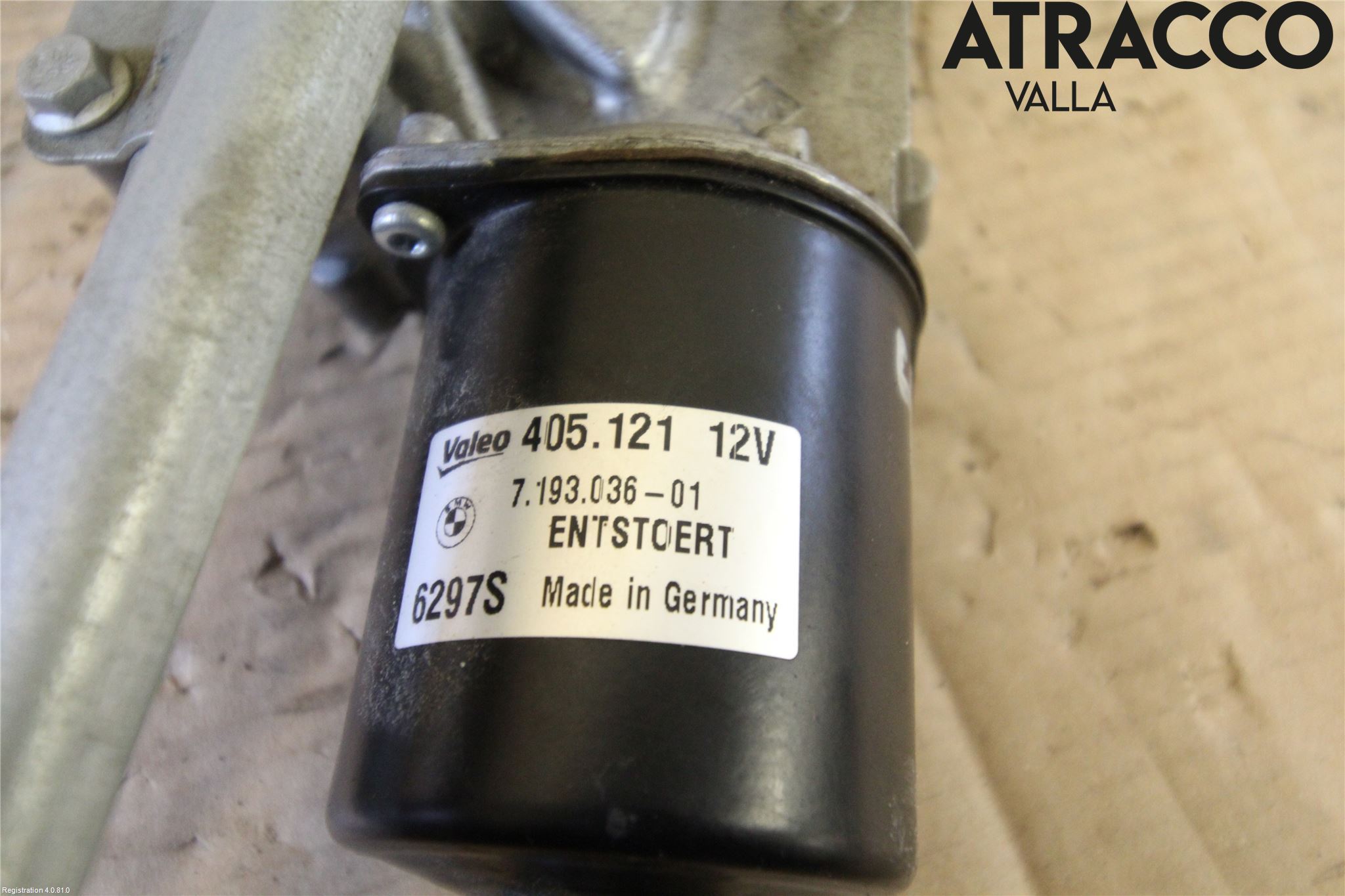 BMW 1 E87/81 5D/3D 03-11 Torkarmekanism Vindruta