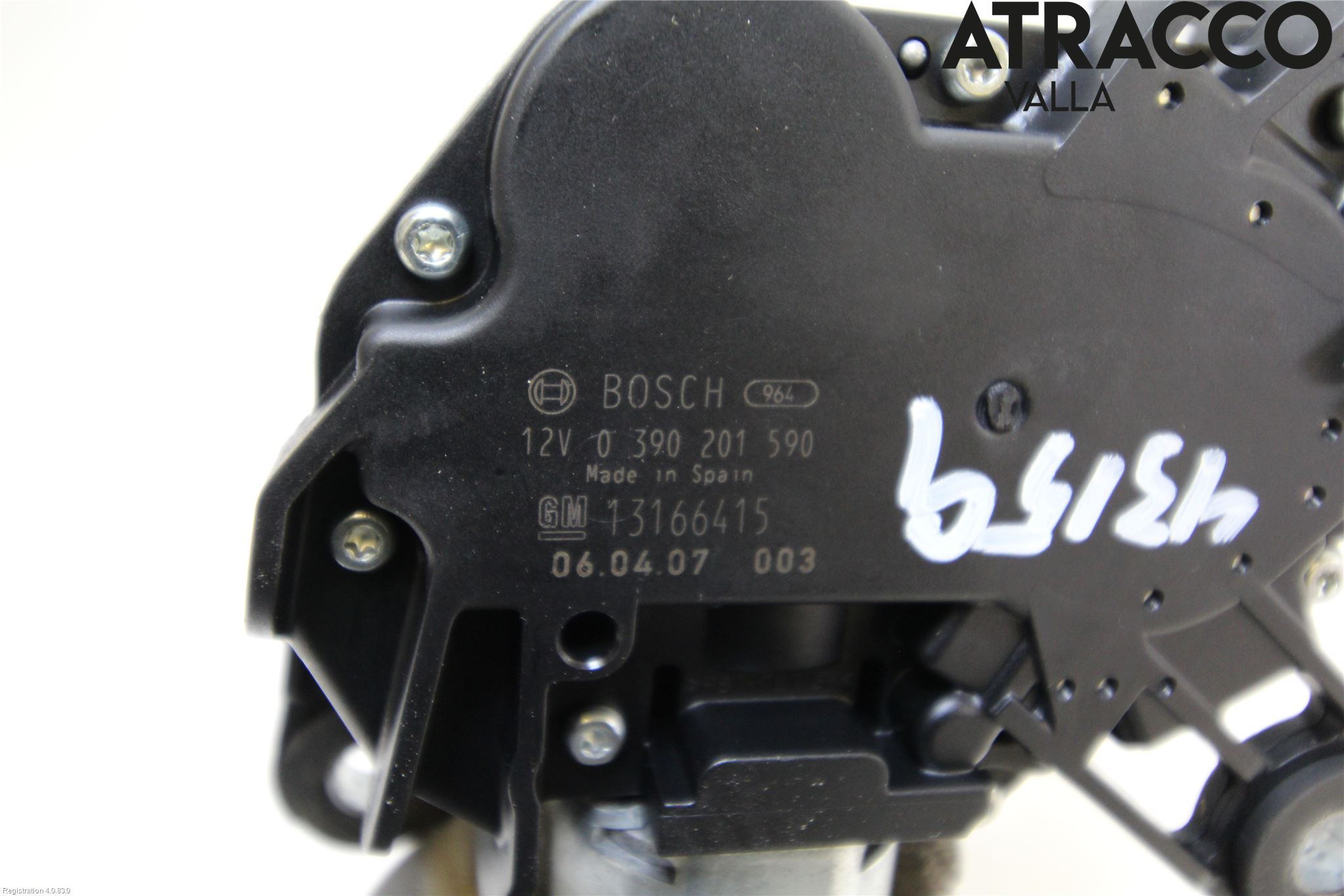 Opel VECTRA C 06-08 Torkarmotor Baklucka