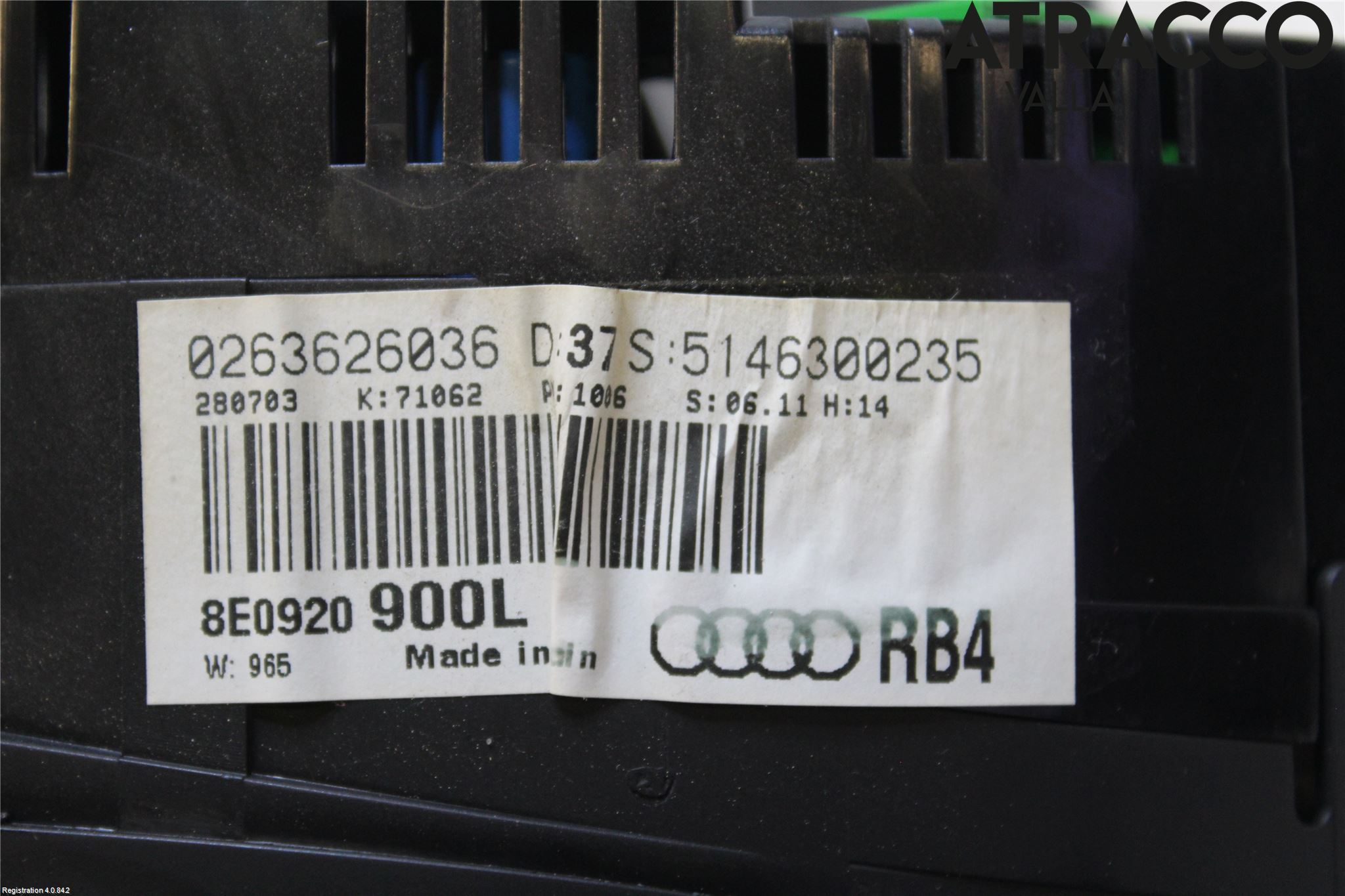 Audi A4/S4 01-05 Instrument Komb