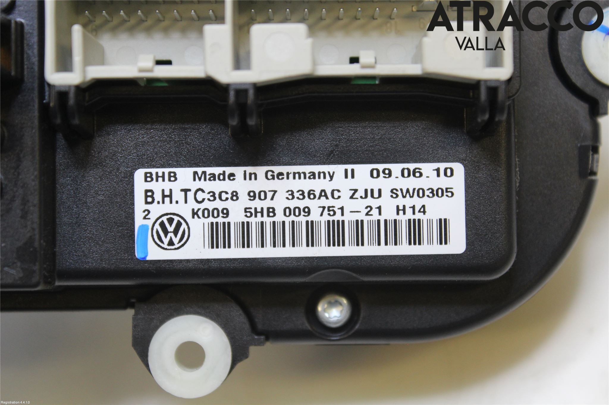 Volkswagen VW GOLF VI 09-13 Ac Styrenhet Ac Manöveren