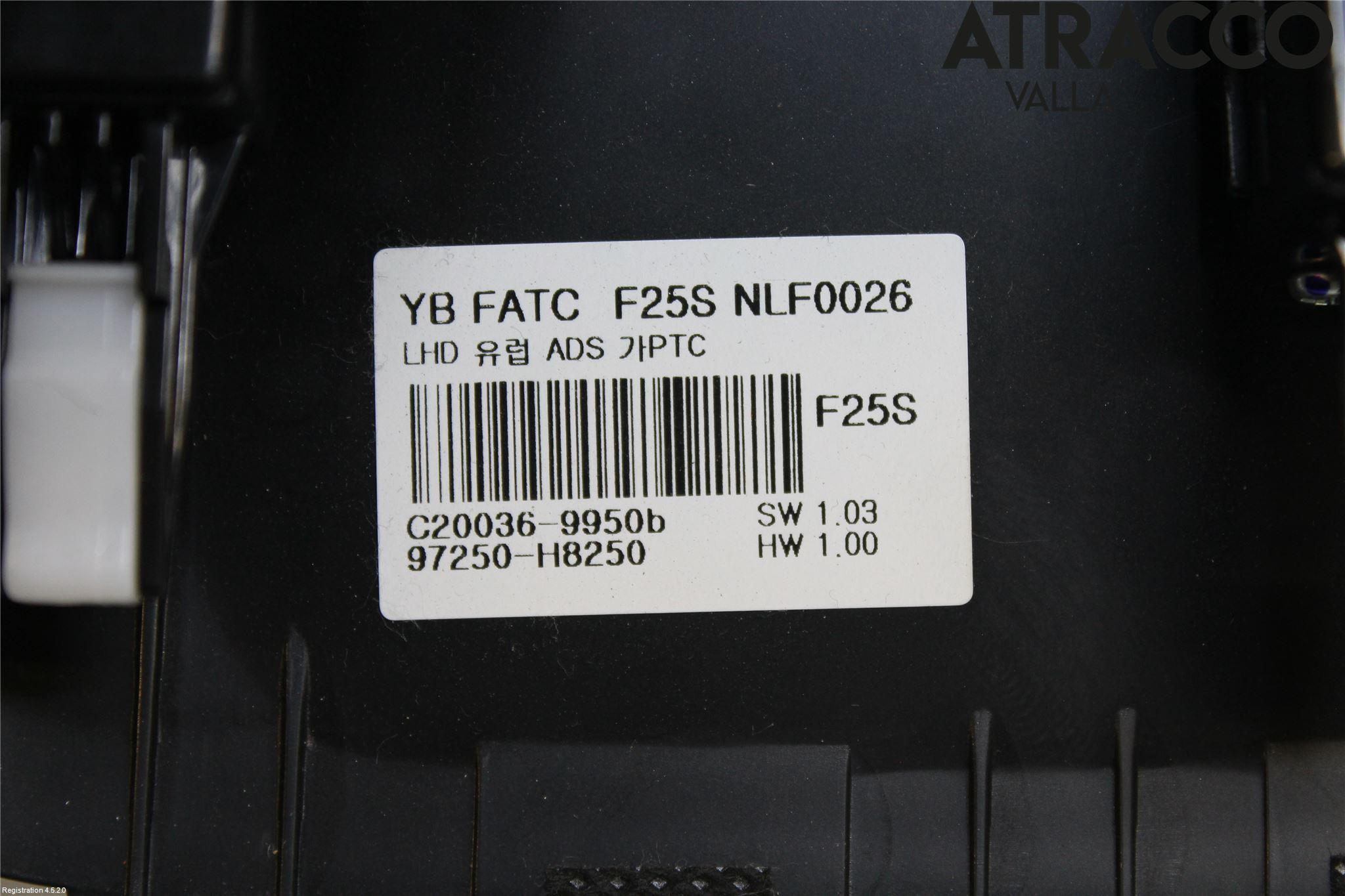 Kia RIO 17- Ac Styrenhet Ac Manöveren