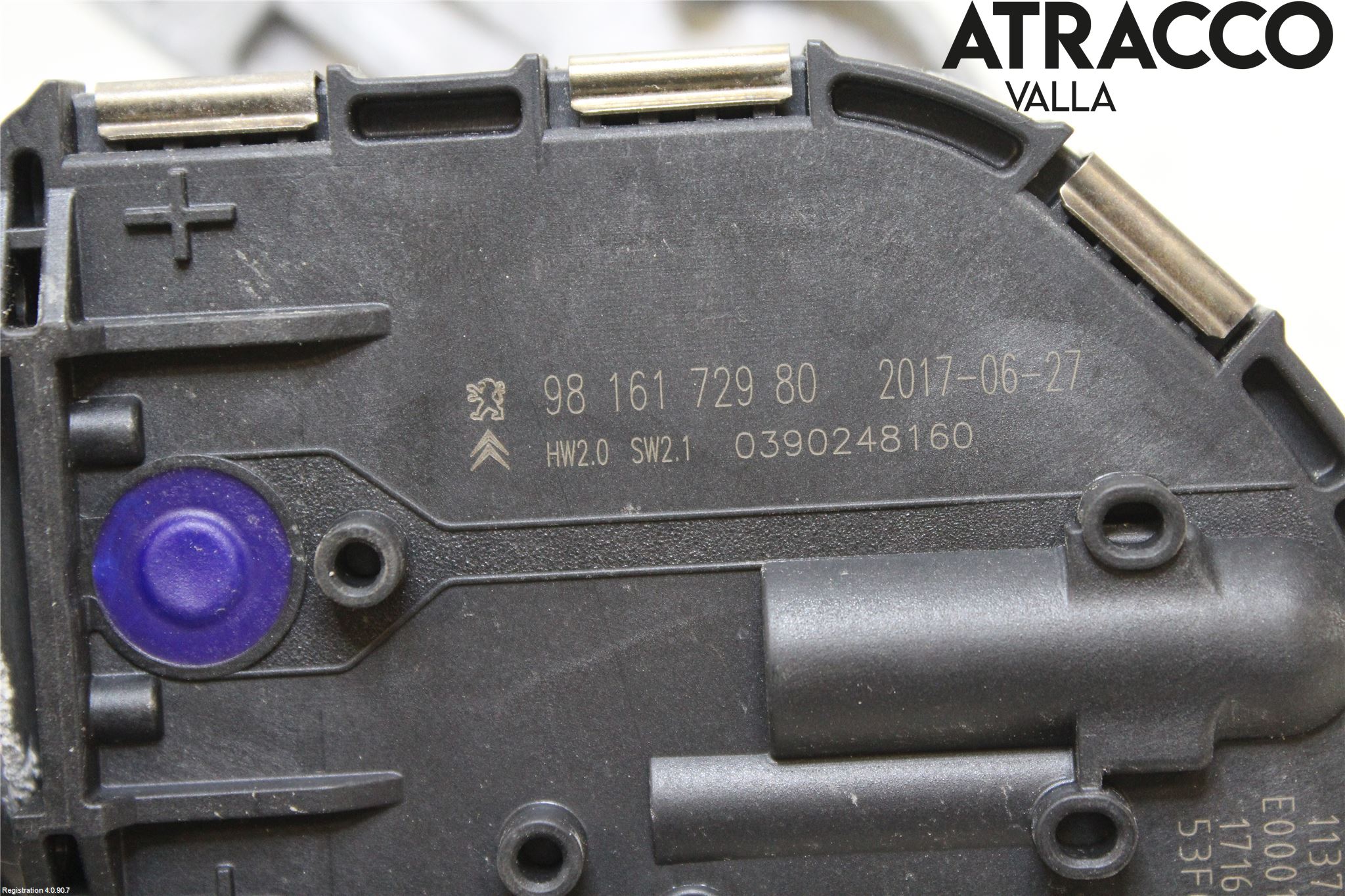 Citroen C4 GRAND PICASSO 14-18 Torkarmotor Vindruta