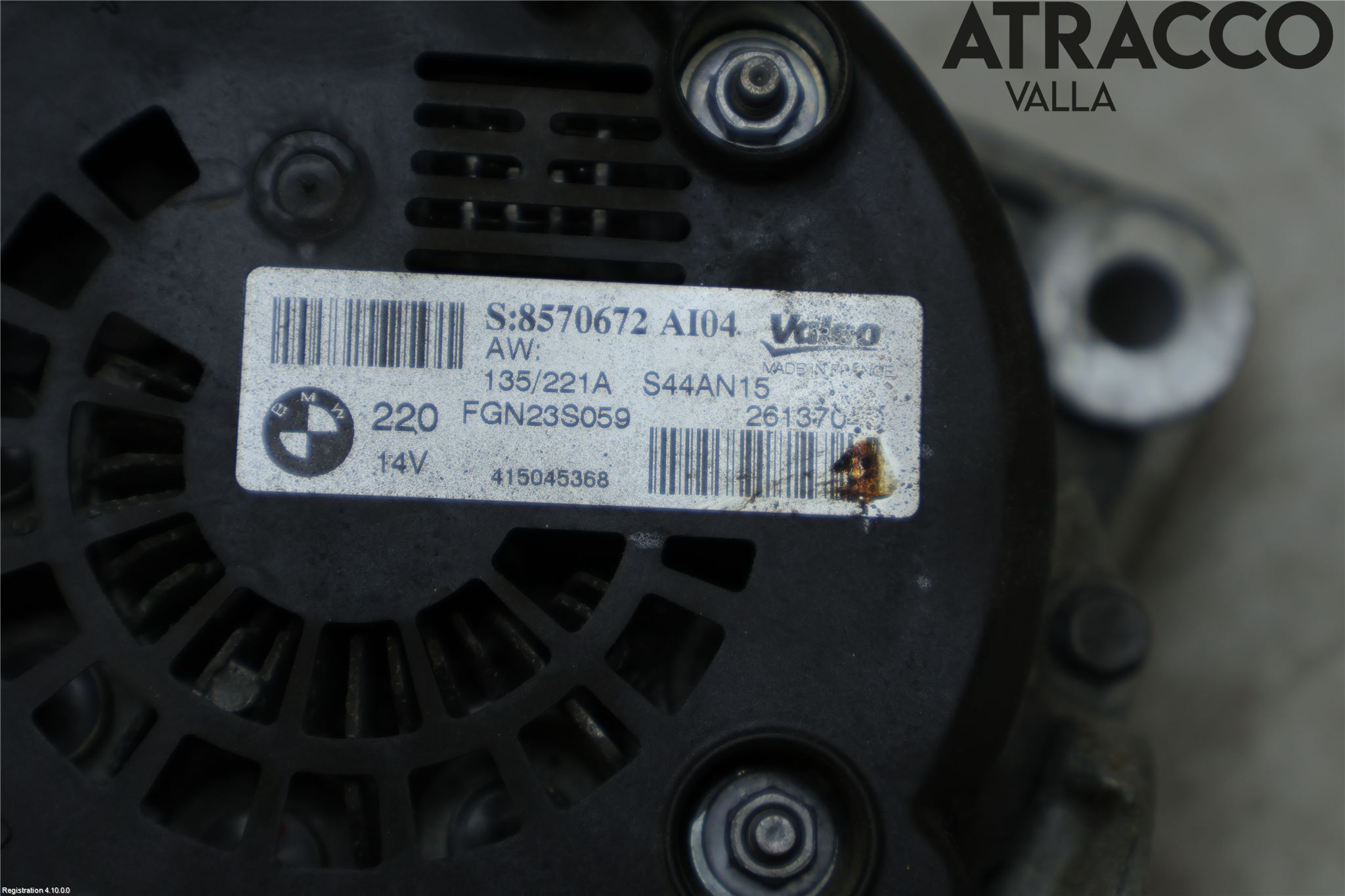 BMW 5 F10/F11/F18 09-17 Generator