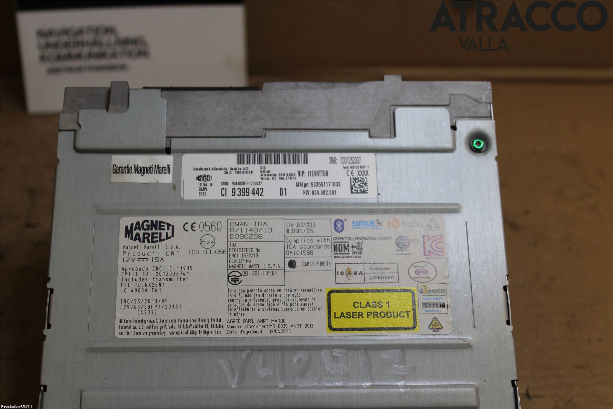 BMW 5 F10/F11/F18 09-17 Cd Radio - Multimediapanel