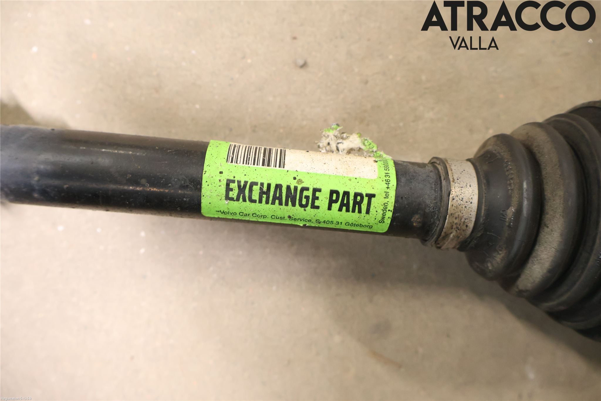 Volvo V90 17->> Drivaxel Fram Höger