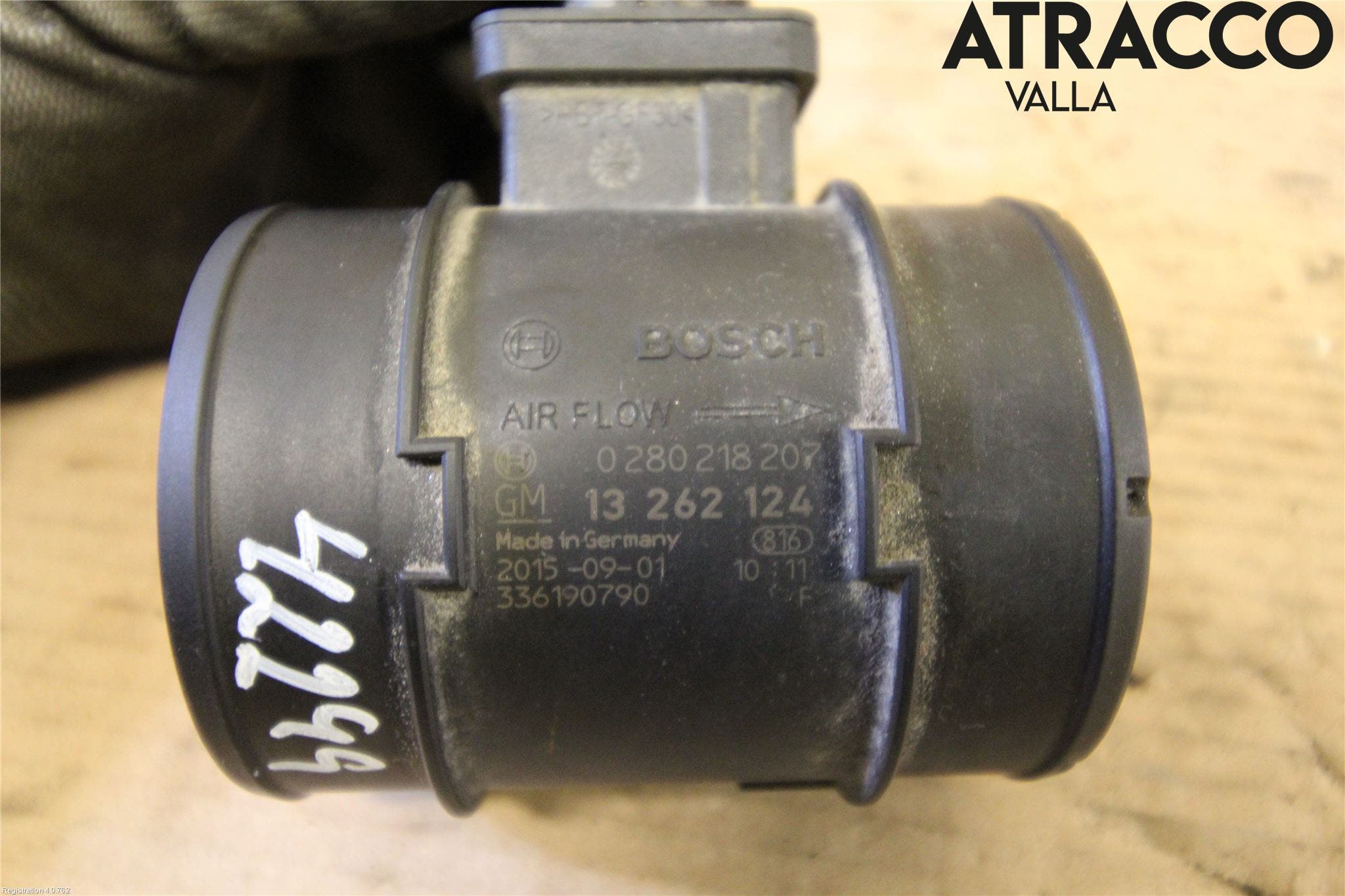 Opel MERIVA B 10-17 Injluftmassamätare