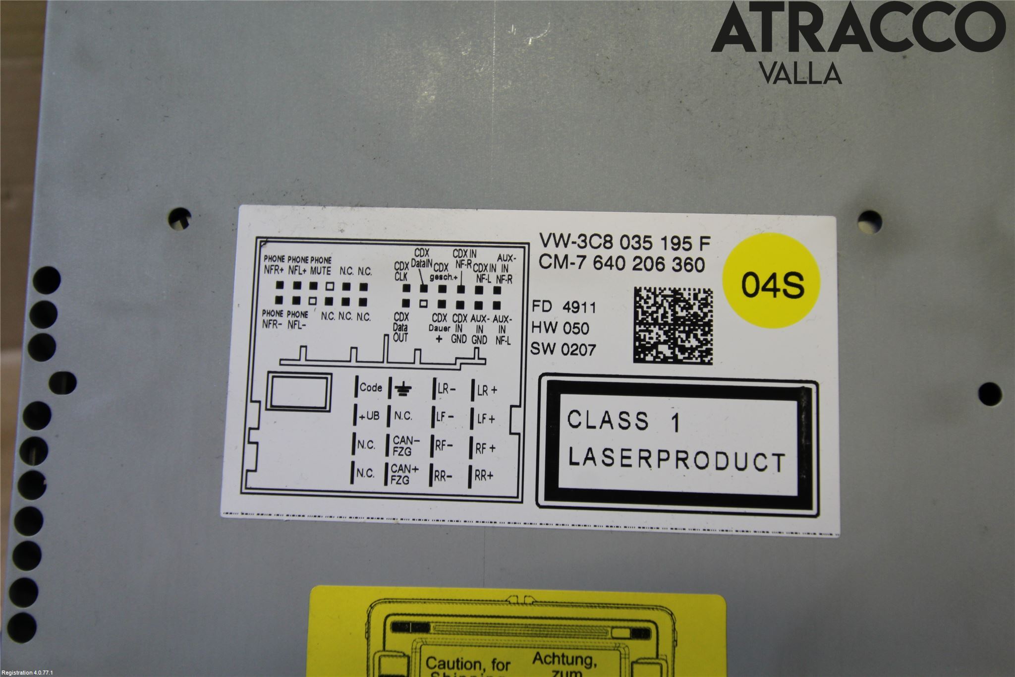 Volkswagen VW PASSAT 11-14 Cd Radio - Multimediapanel
