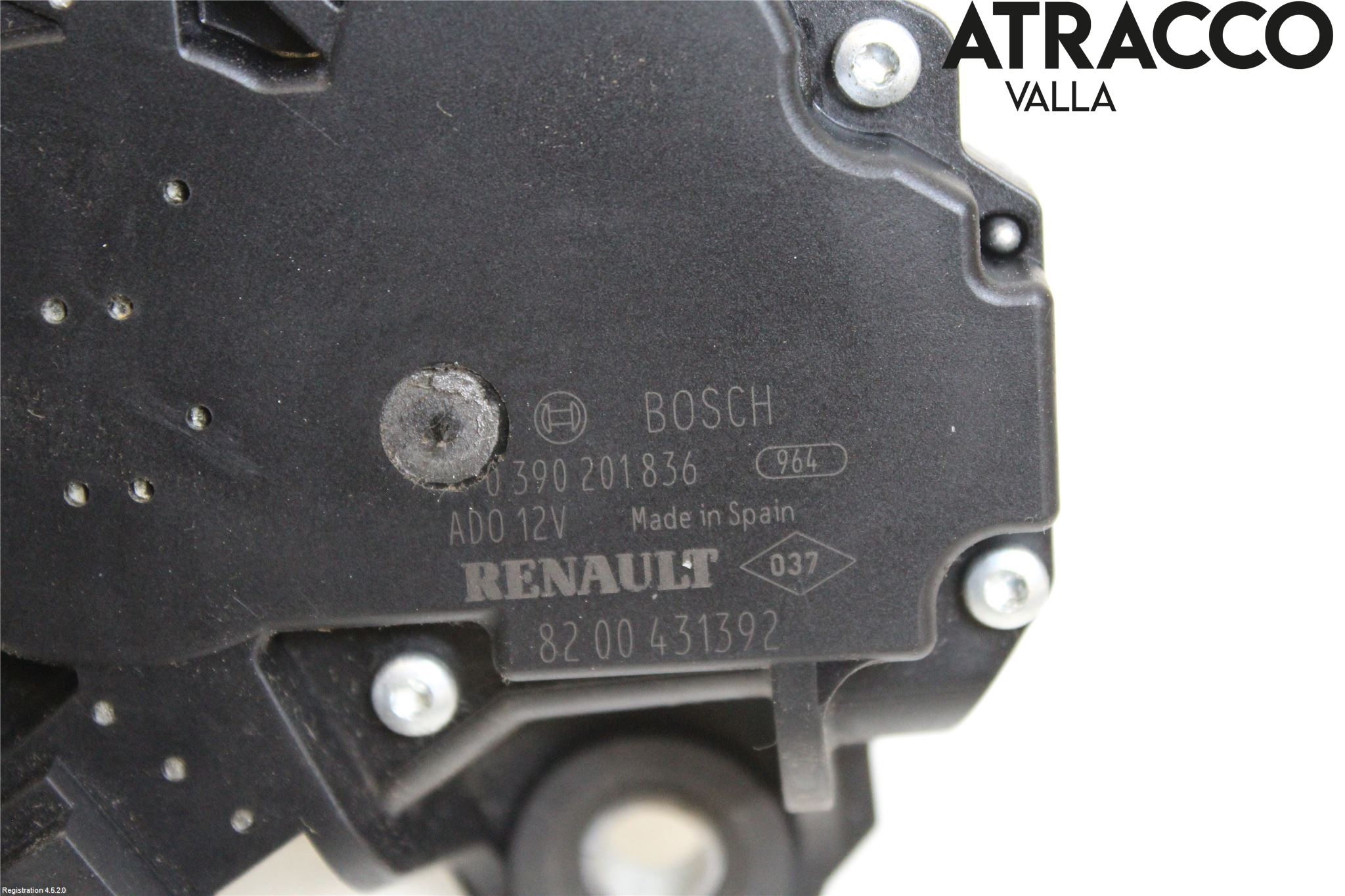 Renault KANGOO II 15-21 Torkarmotor Baklucka