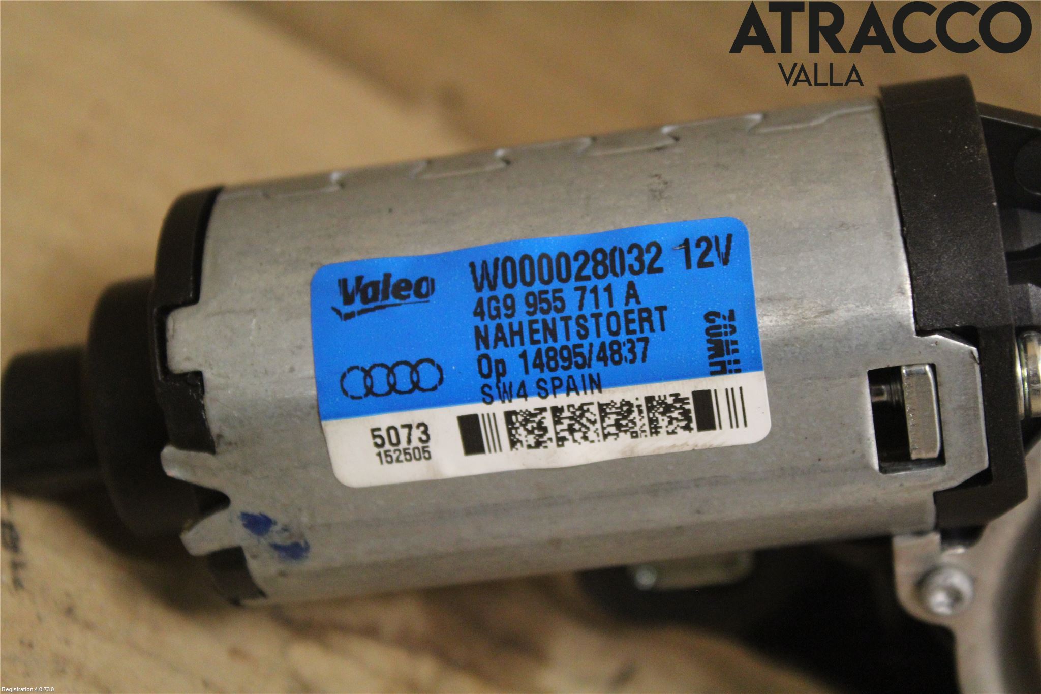 Audi A6/S6 4G 11-18 Torkarmotor Baklucka