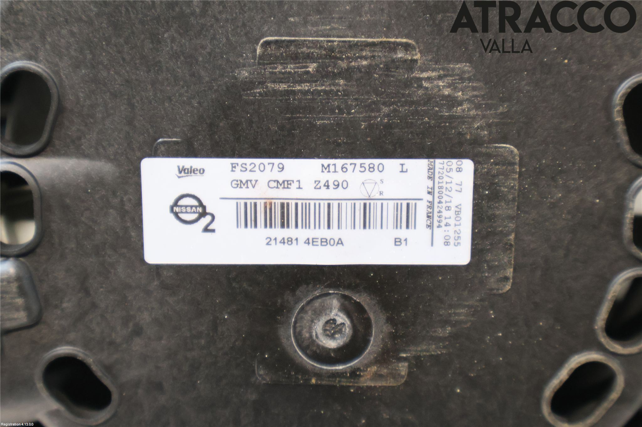 Nissan QASHQAI 17-21 Kylfläkt El