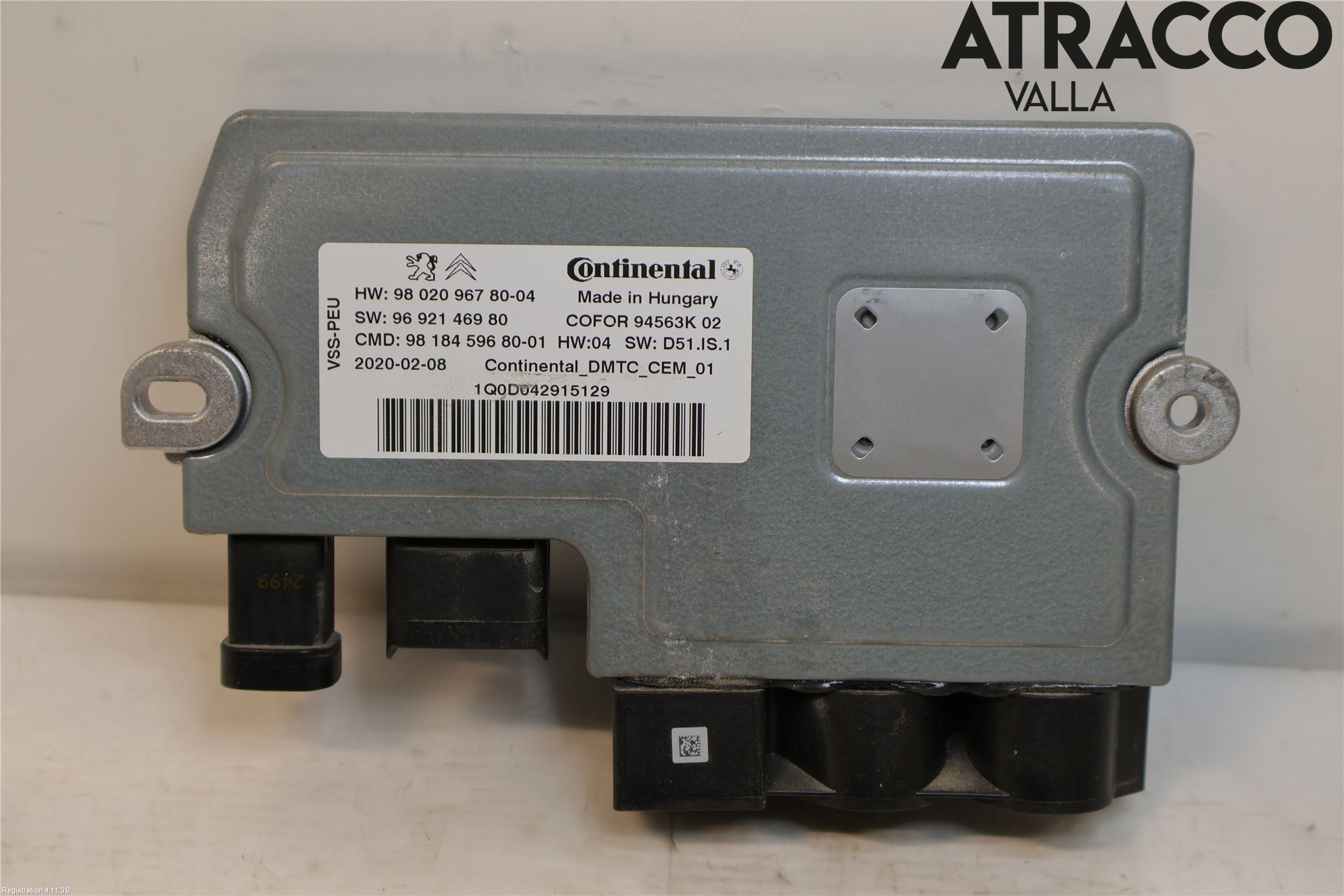 Peugeot EXPERT/E-EXPERT 17- Styrenhet Start/Stopp