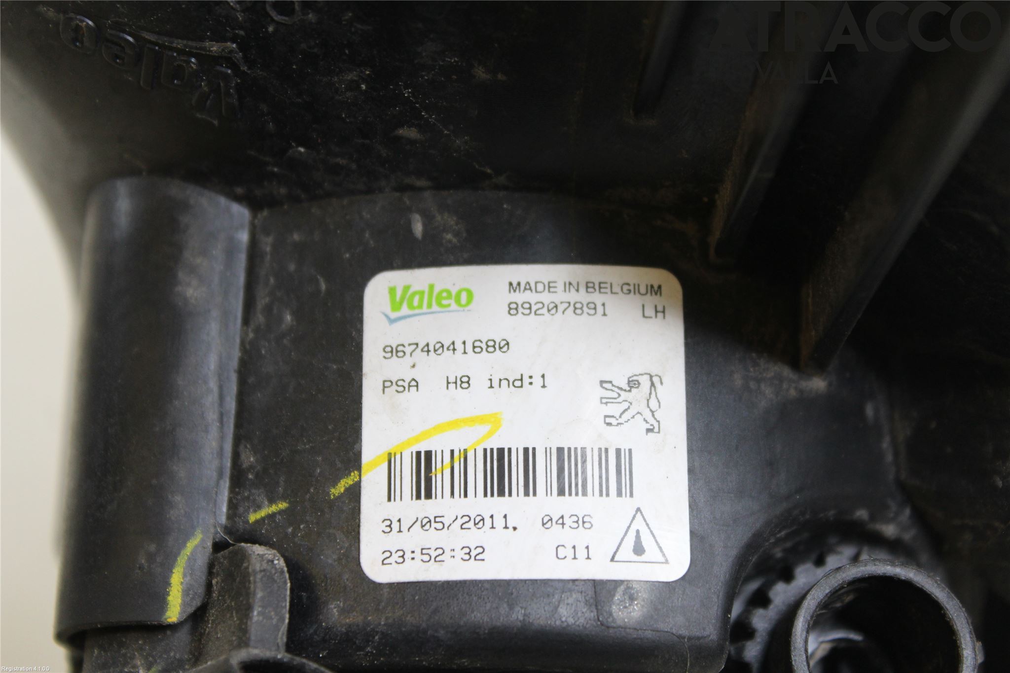 Peugeot 308 08-13 Dimljus-Varselljus Fram
