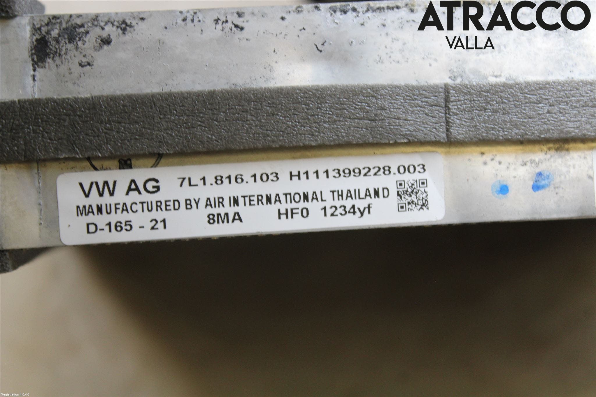 Volkswagen VW TRANSP/CARAVELLE (T6) 16-22 Ac Förångare