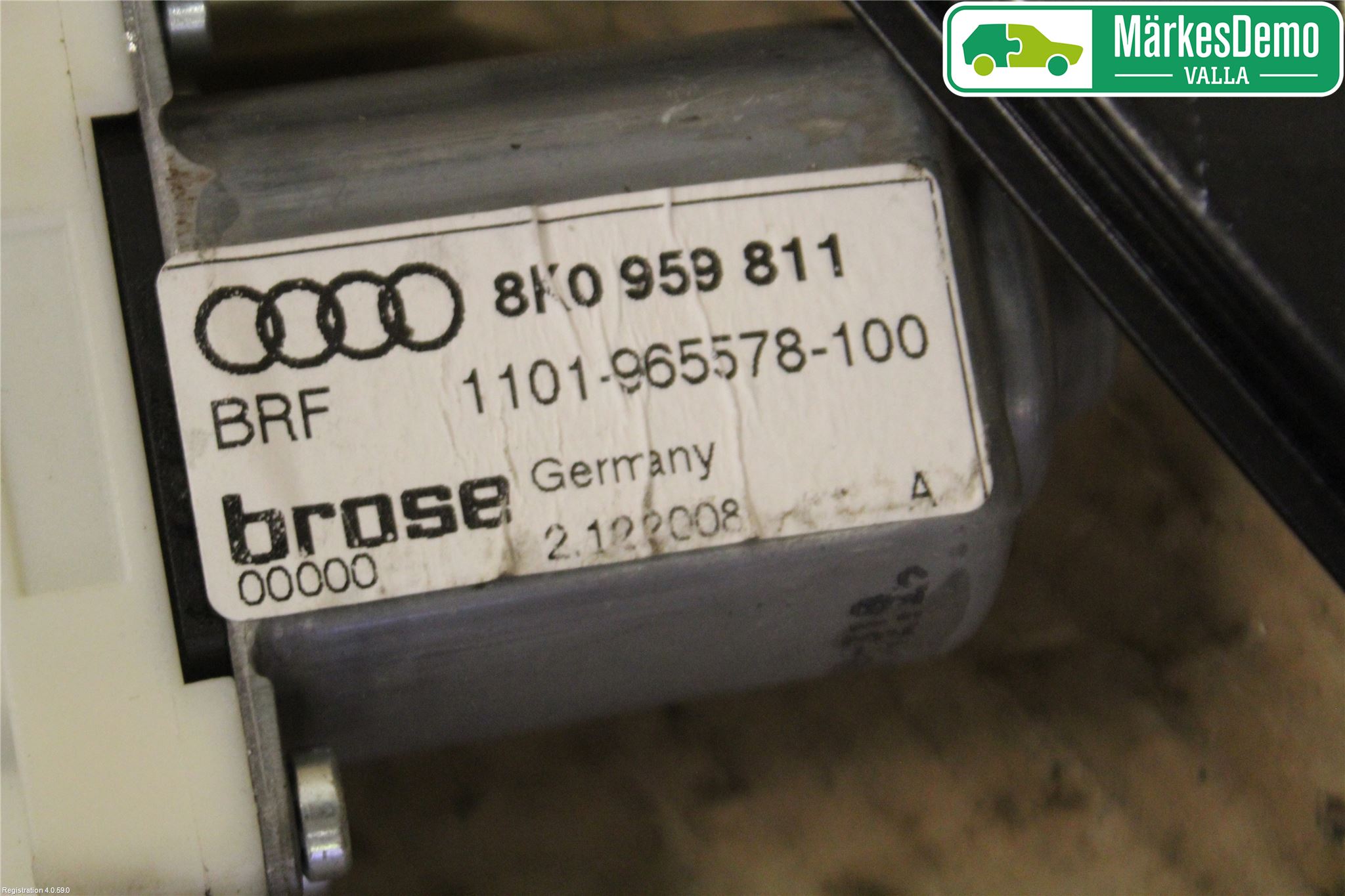 Audi A4/S4 08-11 Fönsterhiss El Kompl