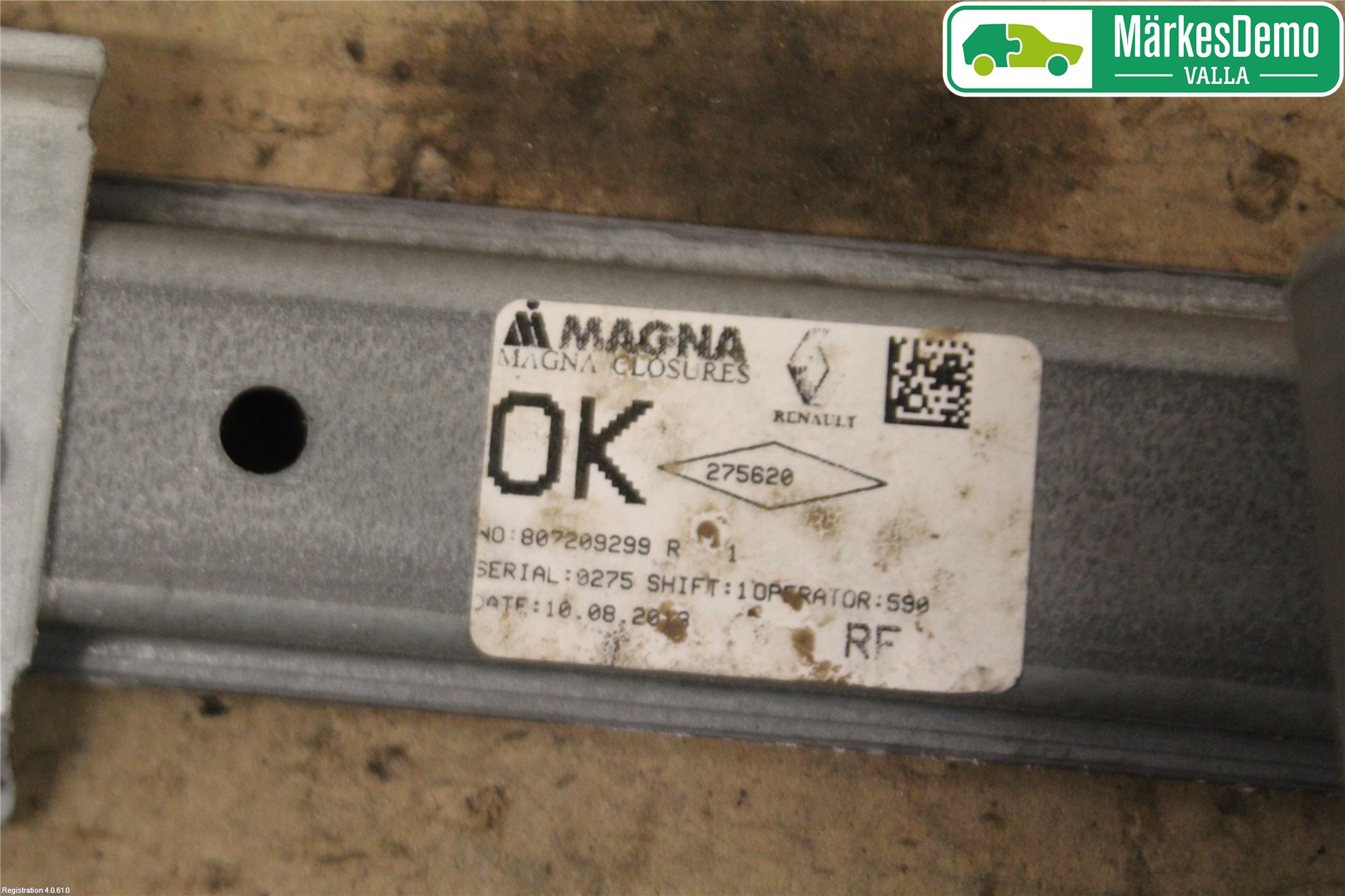 Dacia SANDERO/STEPWAY 13-20 Fönsterhiss El Kompl