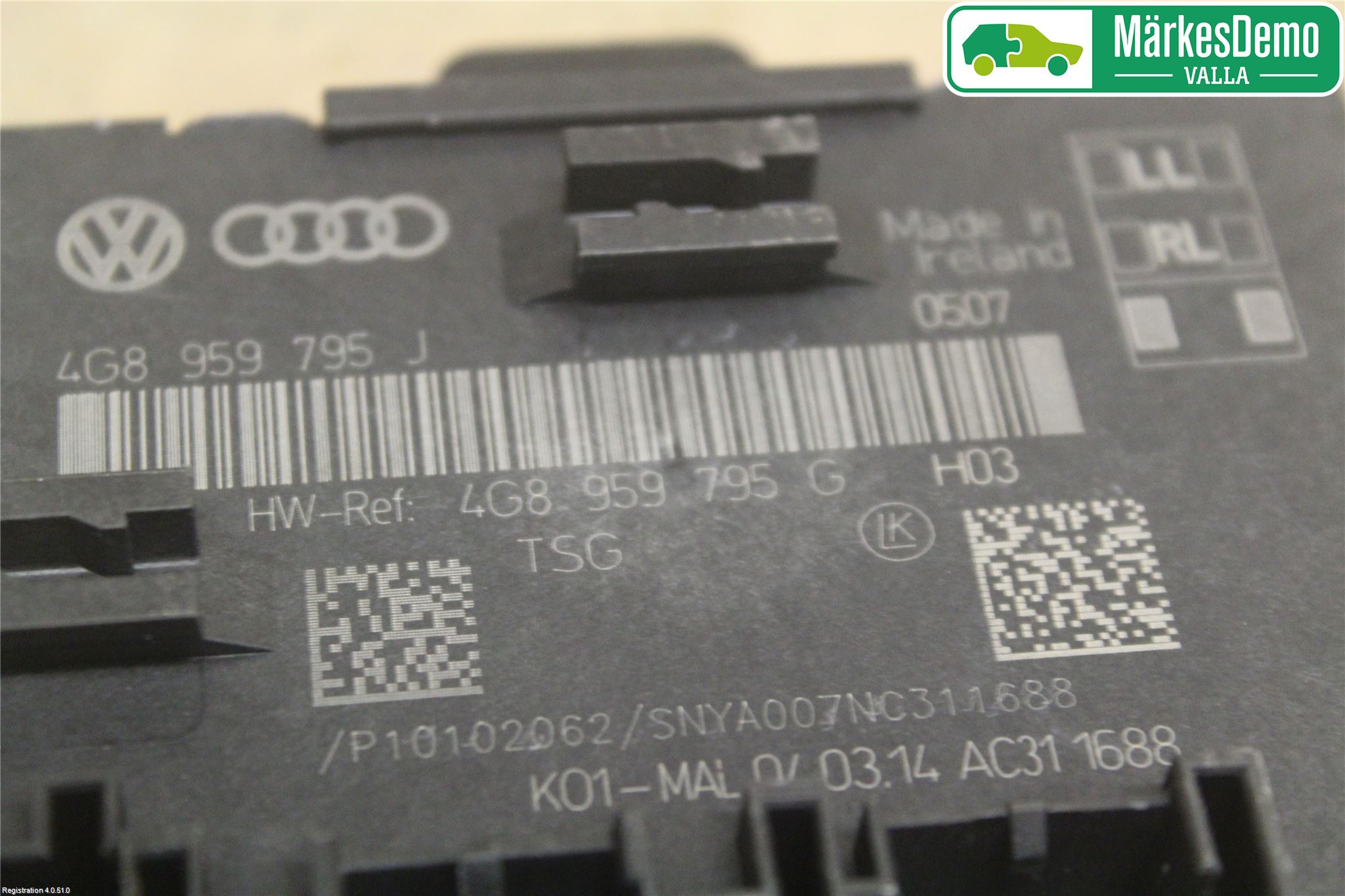 Audi A6 ALLROAD 12-18 Styrenhet Dörr