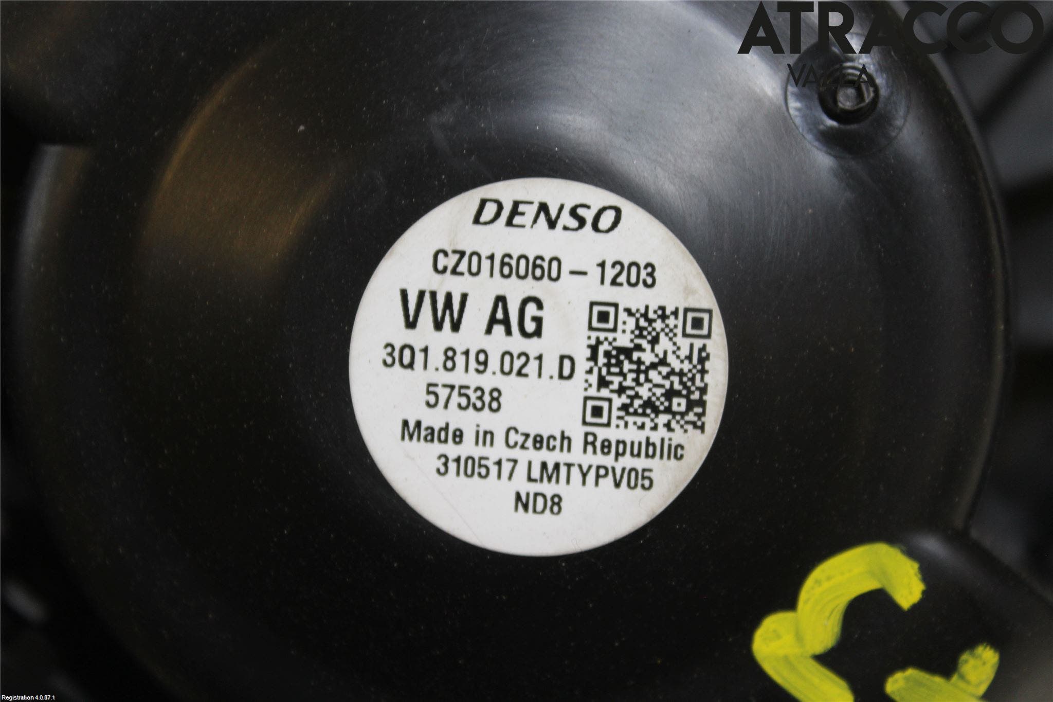 Volkswagen VW ARTEON 17- Ac Värmefläkt