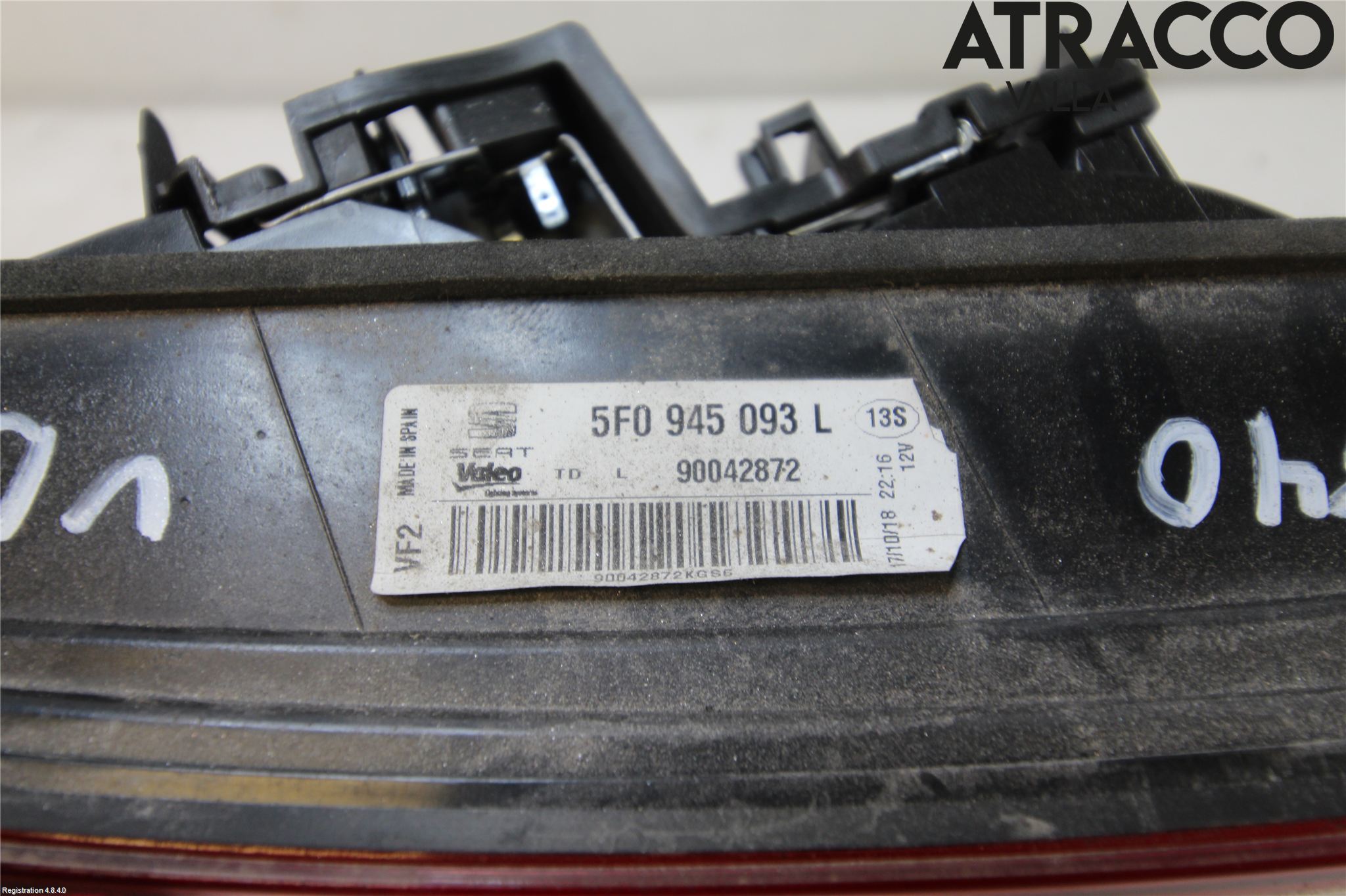 Seat LEON 13-20 Bakljus Lucka Vä