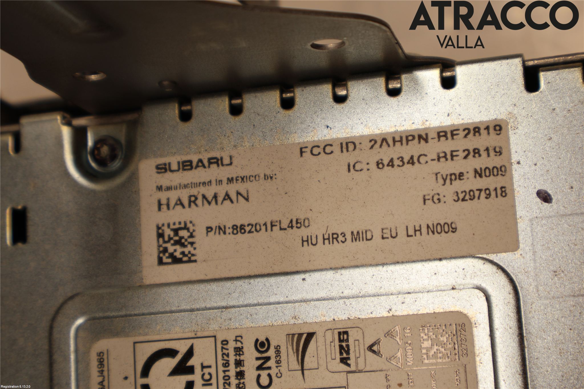 Subaru XV 18-22 Cd Radio - Multimediapanel