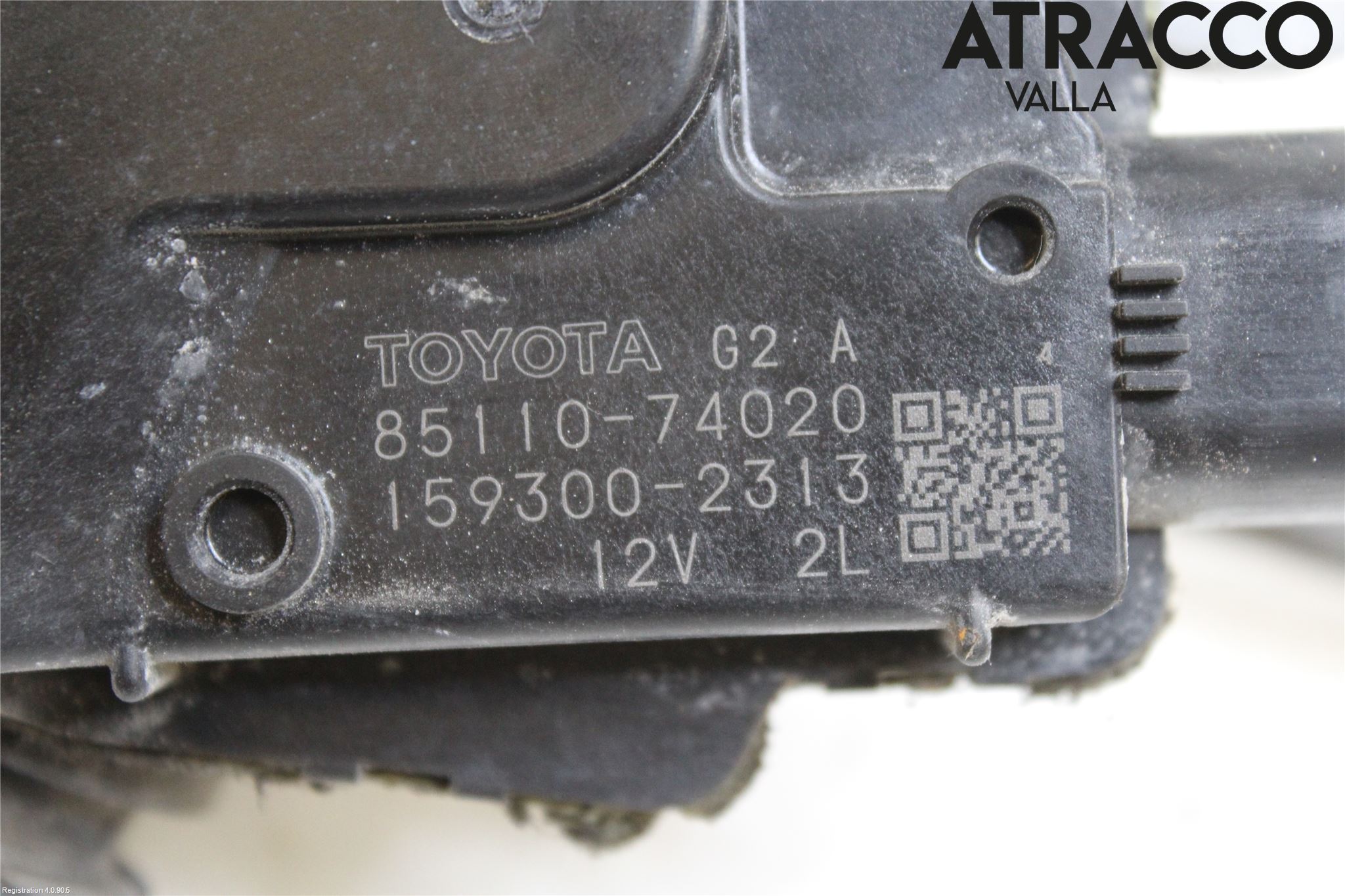 Toyota iQ Torkarmekanism Vindruta