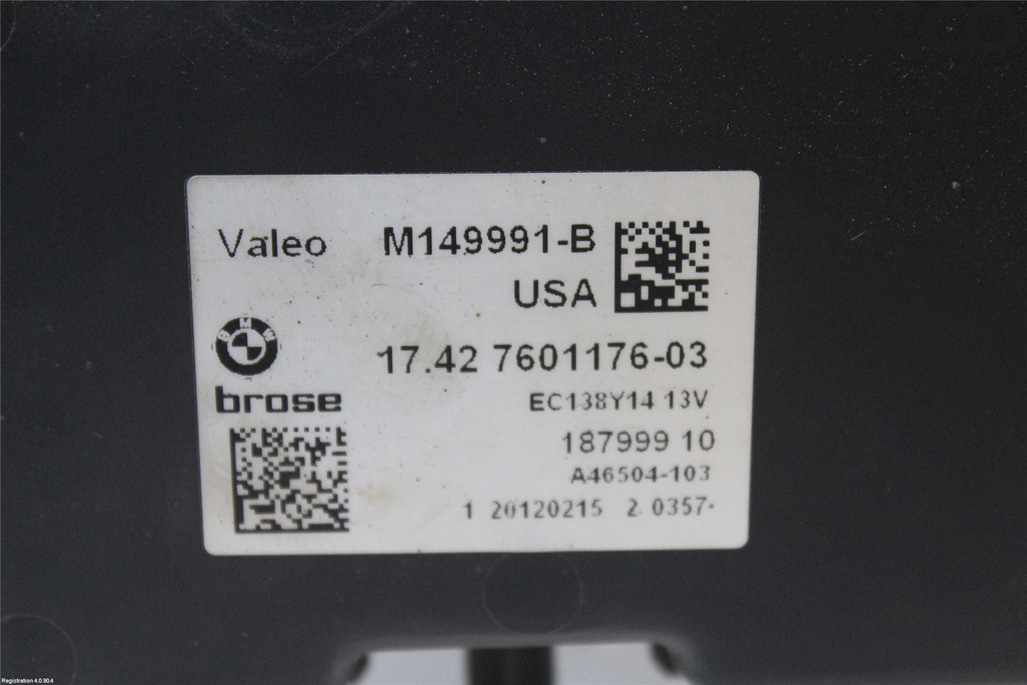 BMW X3 F25 10-17 Kylfläkt El