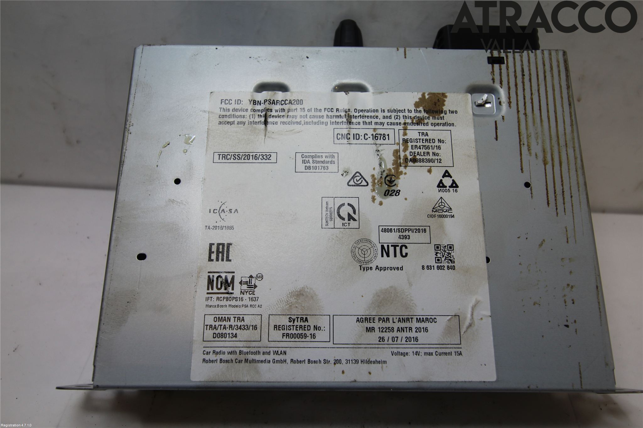 Citroen C3 AIRCROSS 18-23 Styrenhet Multimedia