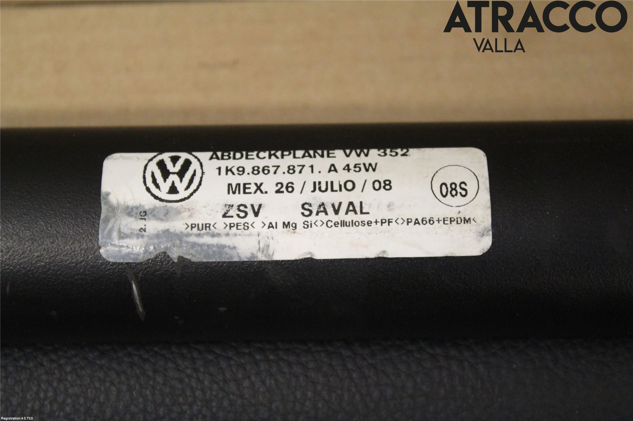 Volkswagen VW GOLF V 04-09 Insynskydd