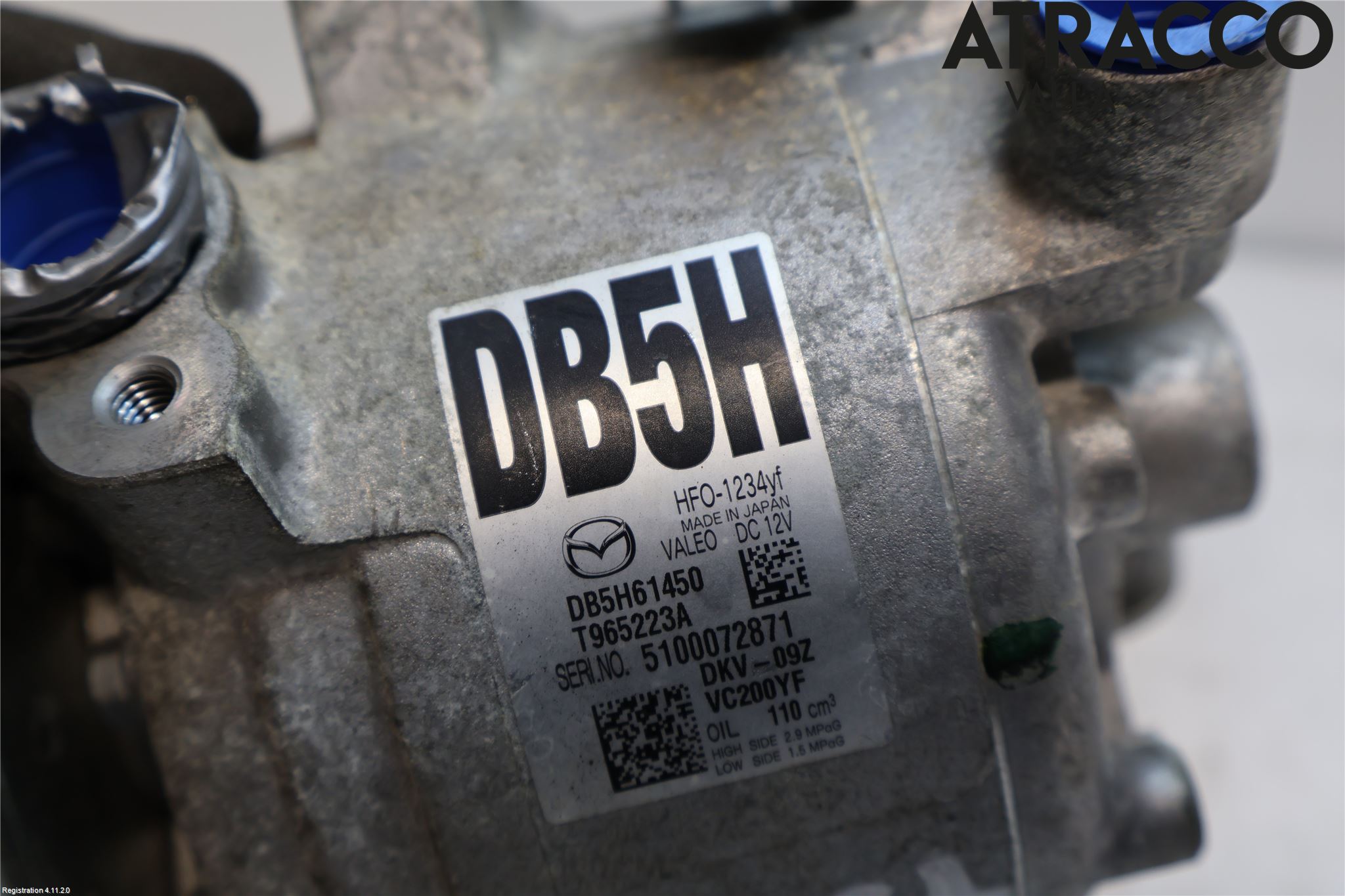 Mazda CX-3 Ac Kompressor