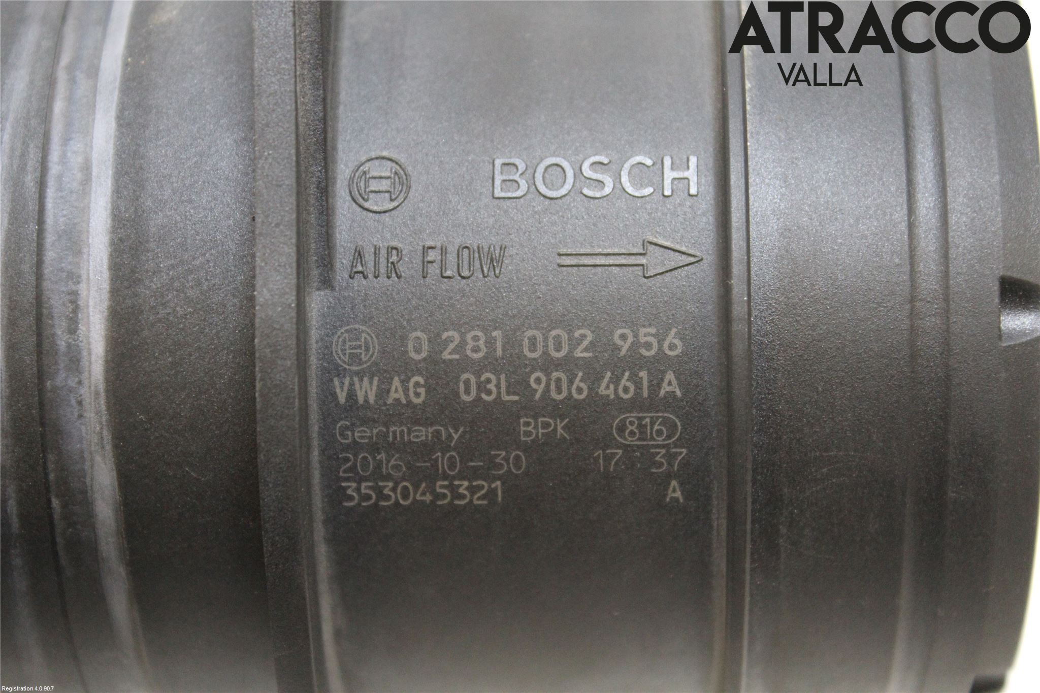 Skoda SUPERB 16-24 Injluftmassamätare