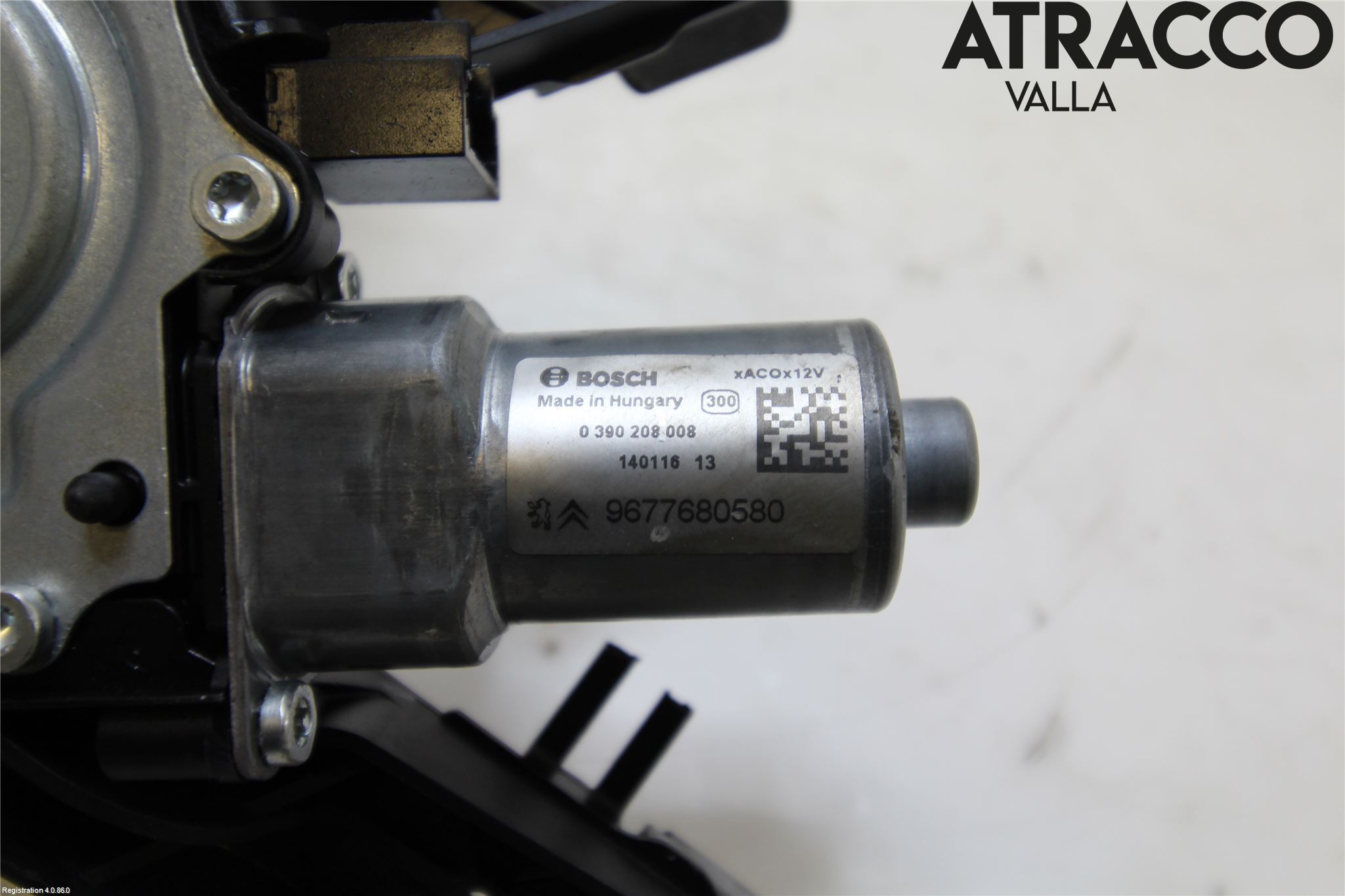 Citroen C4 GRAND PICASSO 14-18 Torkarmotor Baklucka