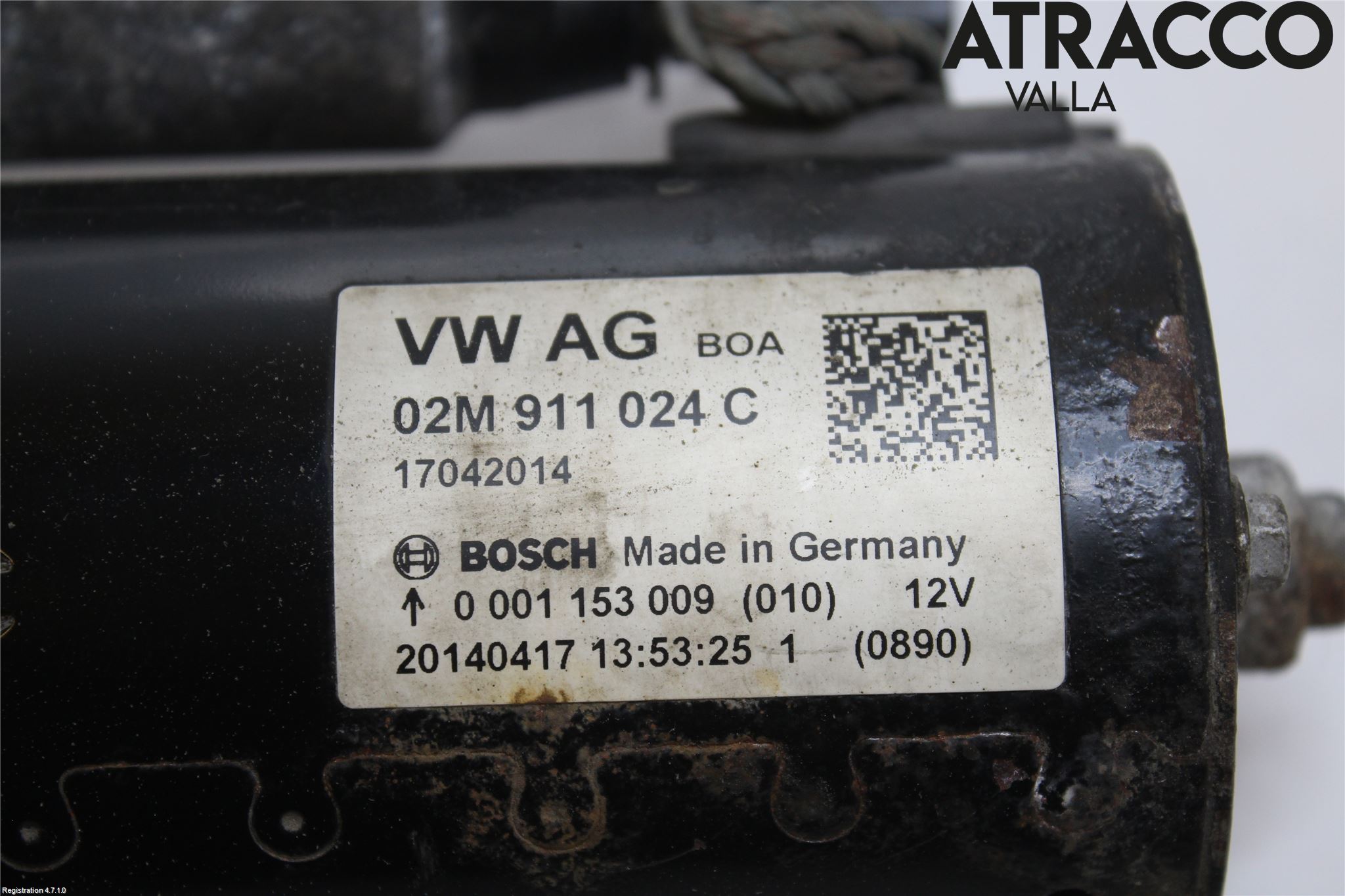 Volkswagen VW PASSAT 11-14 Startmotor Diesel