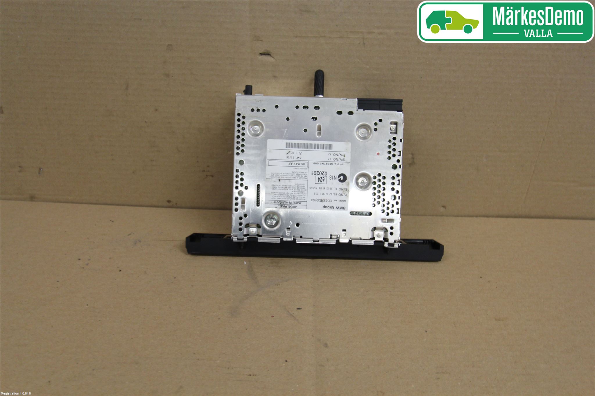 BMW X5 E53     99-06 Cd Radio - Multimediapanel