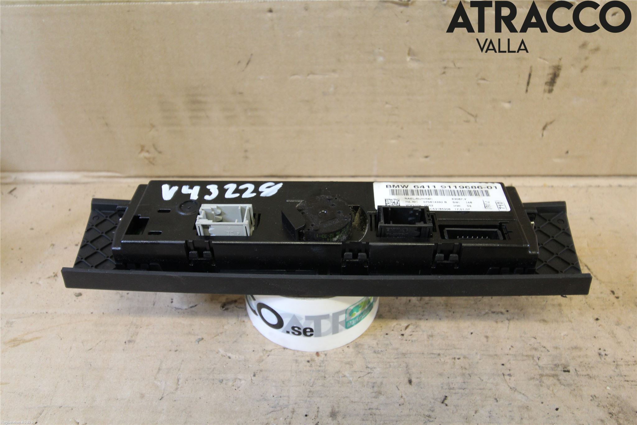 BMW 3 E90/91 SED/TOU 05-12 Ac Styrenhet Ac Manöveren