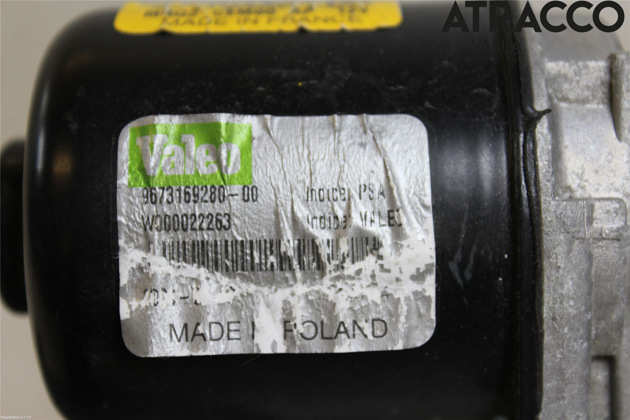 Citroen C3 PICASSO Torkarmekanism Vindruta