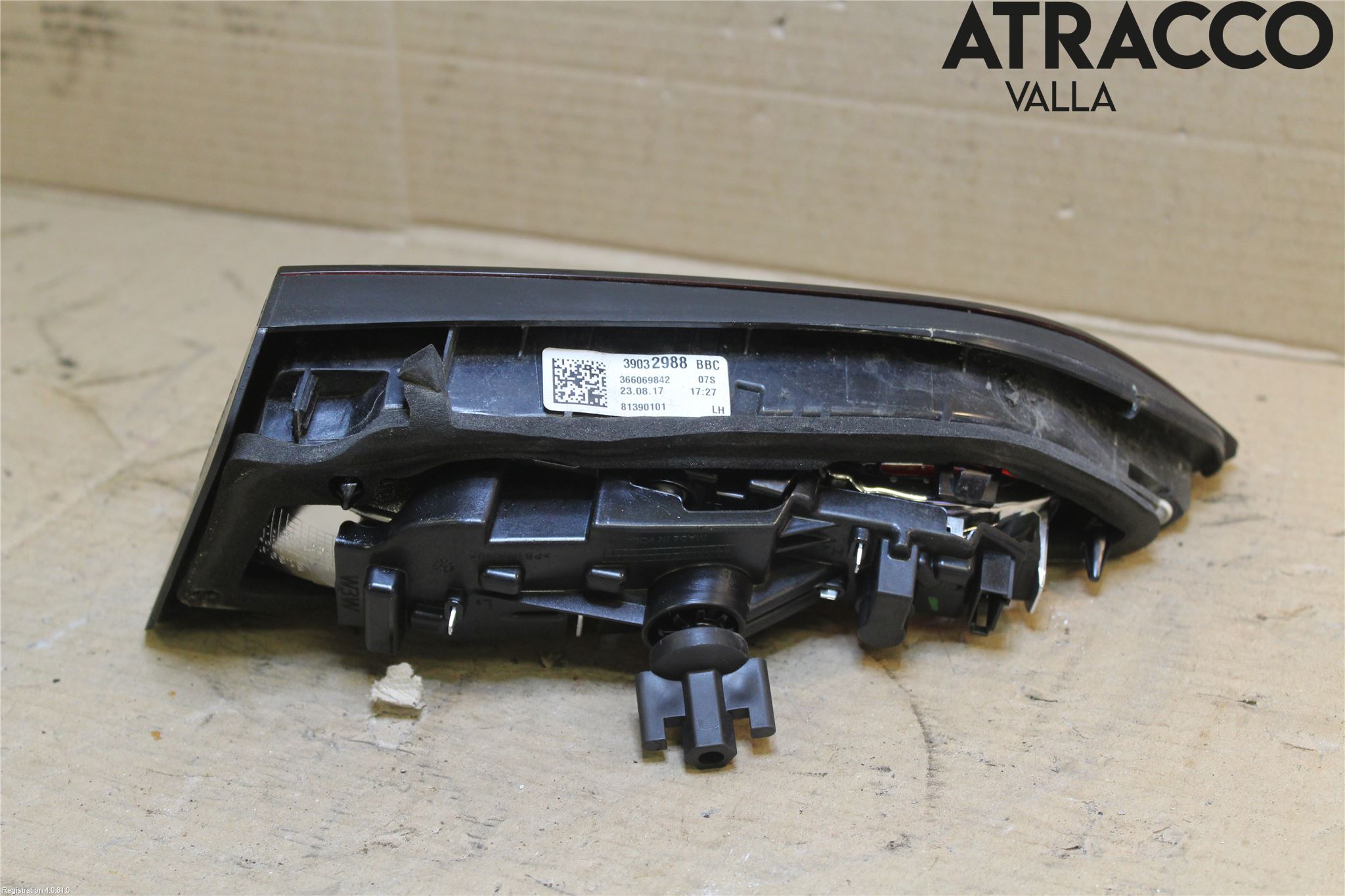 Opel ASTRA K 16-22 Bakljus Lucka Vä