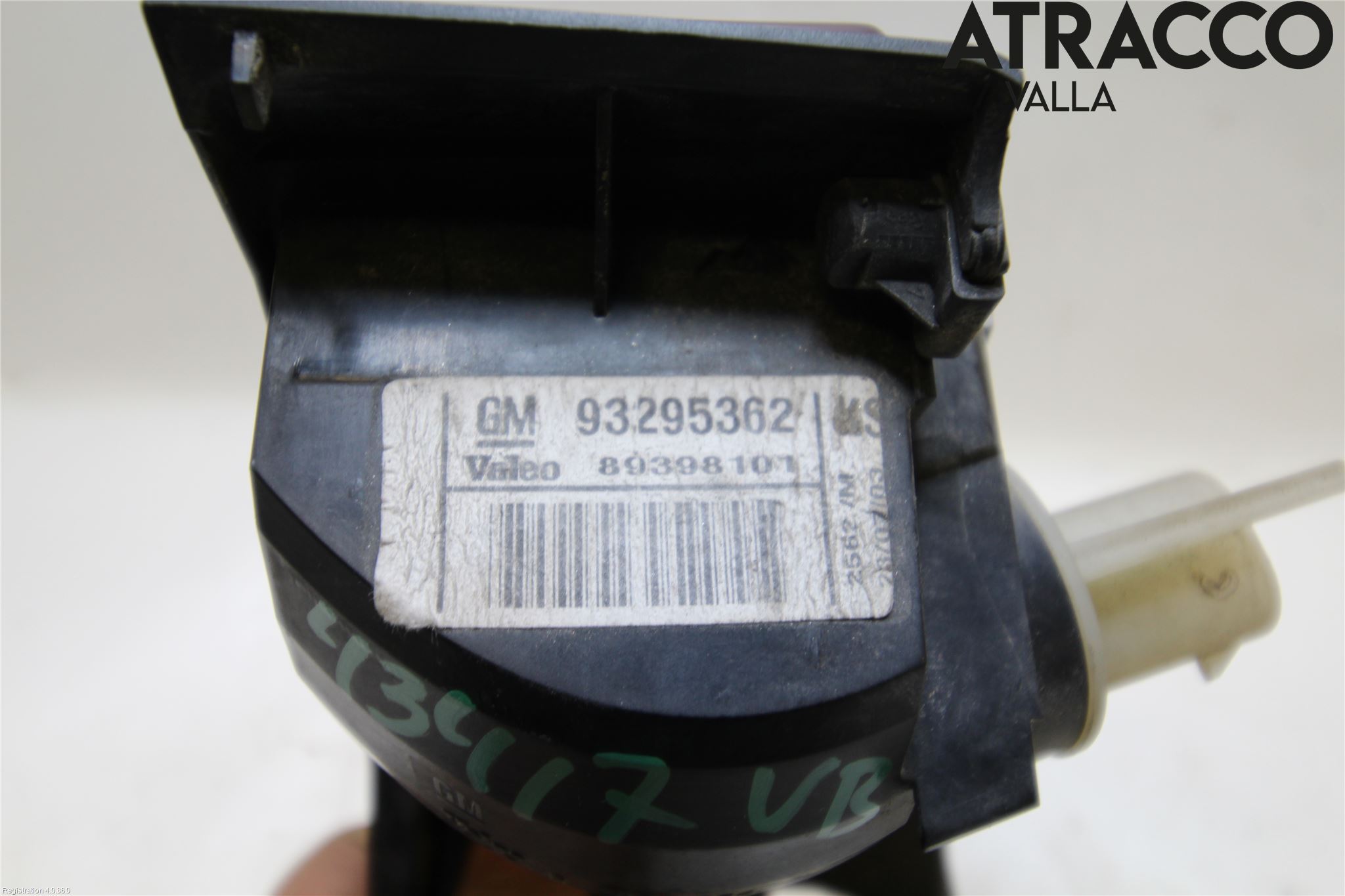 Opel MERIVA A   03-10 Dimljus/Reflex Bak