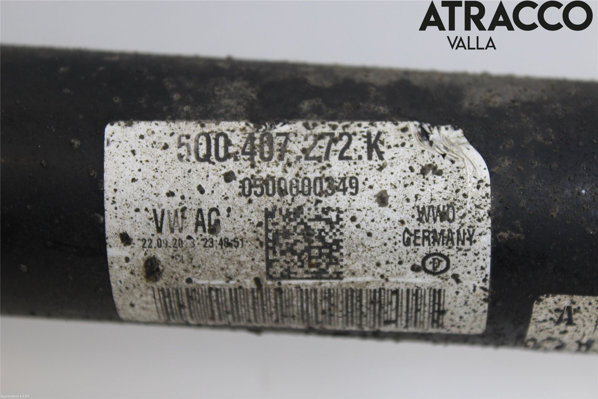 Volkswagen VW GOLF / E-GOLF VII 13-20 Drivaxel Fram Höger