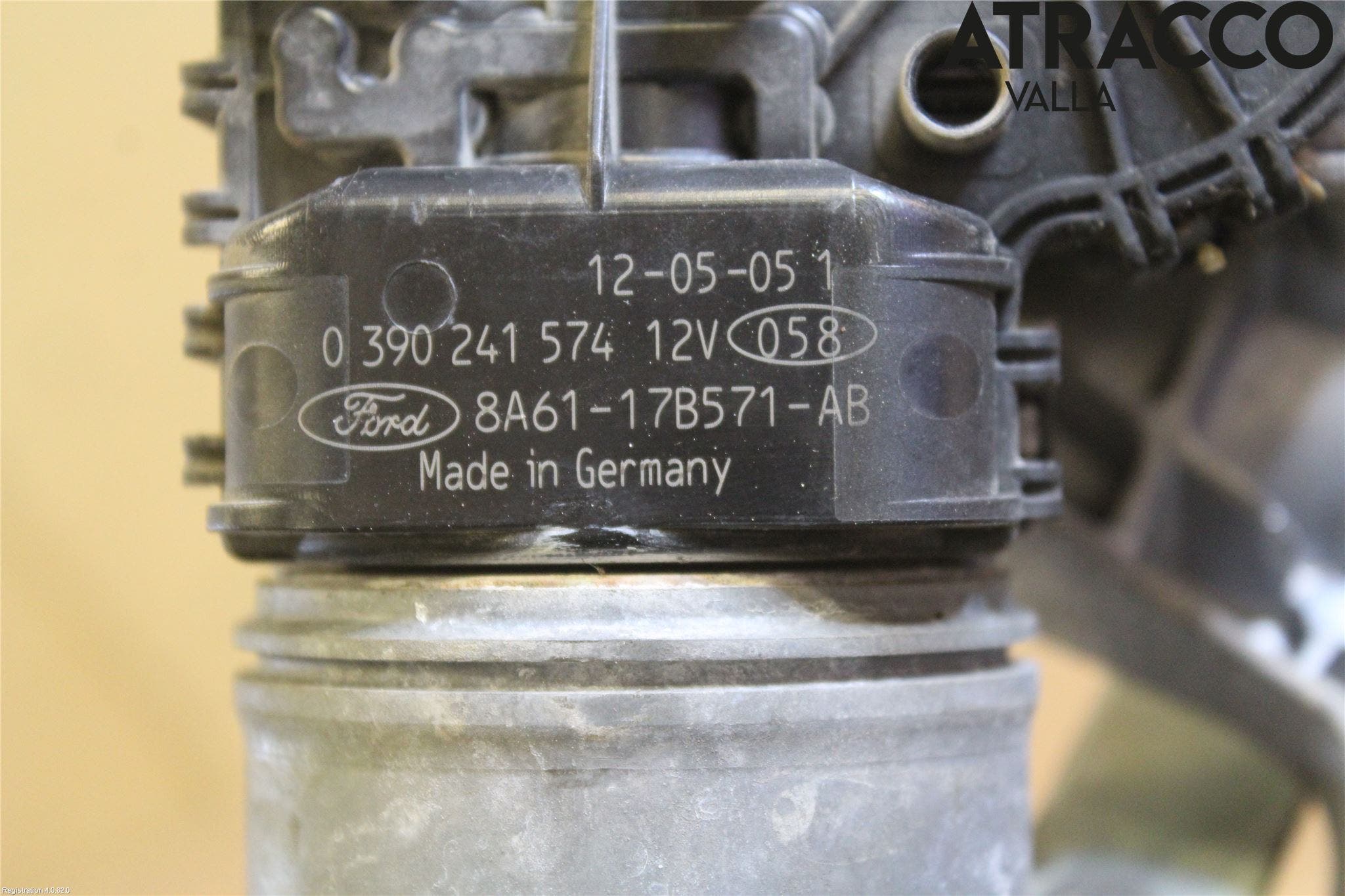 Ford FIESTA 09-12 Torkarmekanism Vindruta