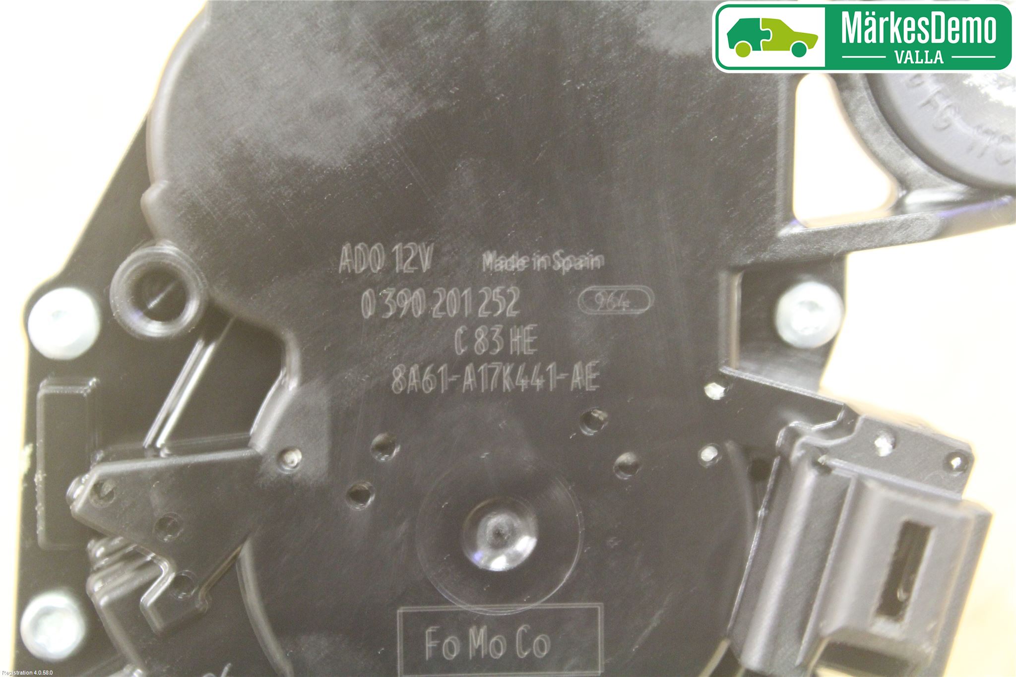 Ford FIESTA 13-17 Torkarmotor Baklucka